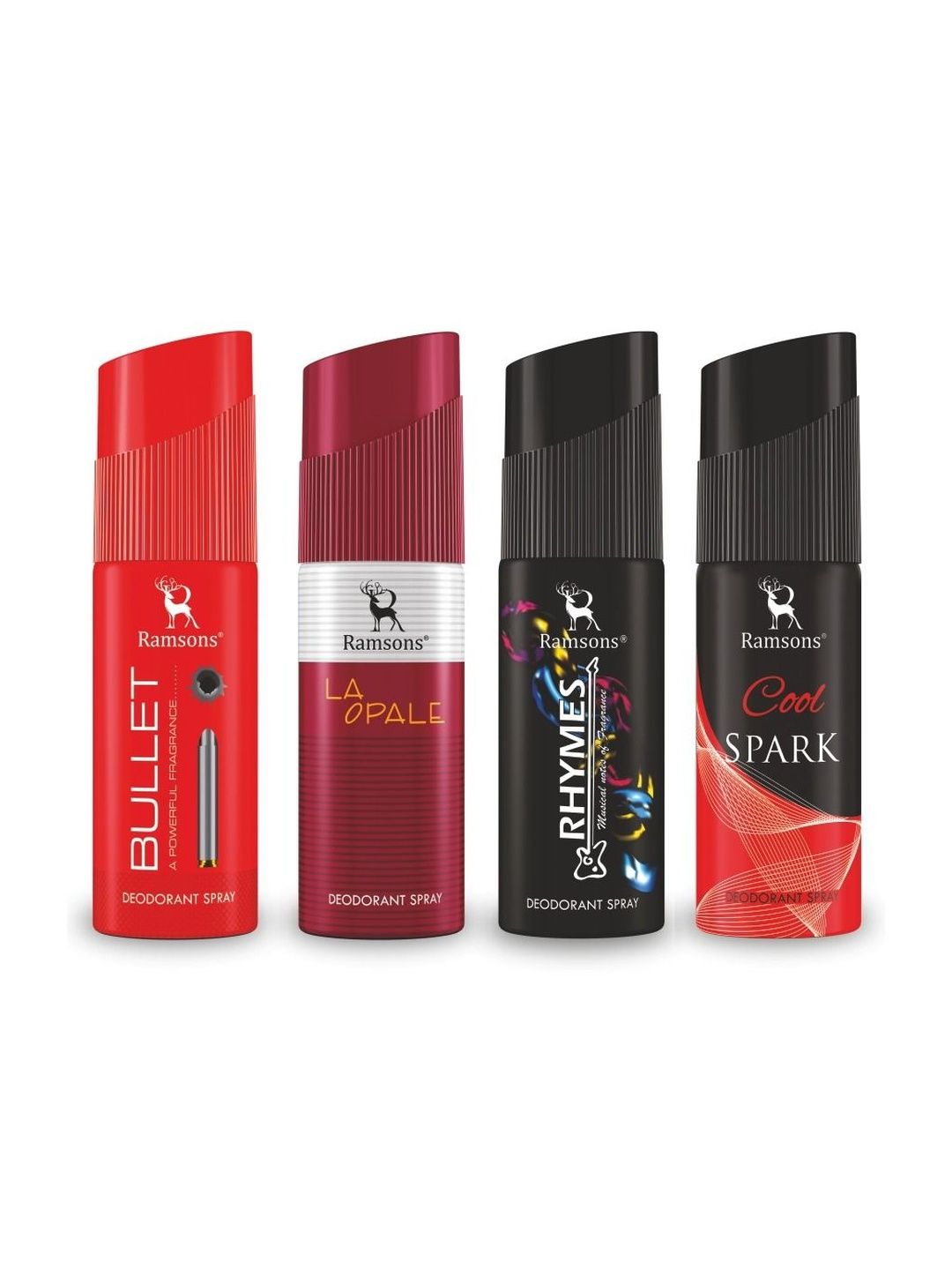 Ramsons Set Of 4 Odour Control Deodorants - 40 ml Each-picture-51