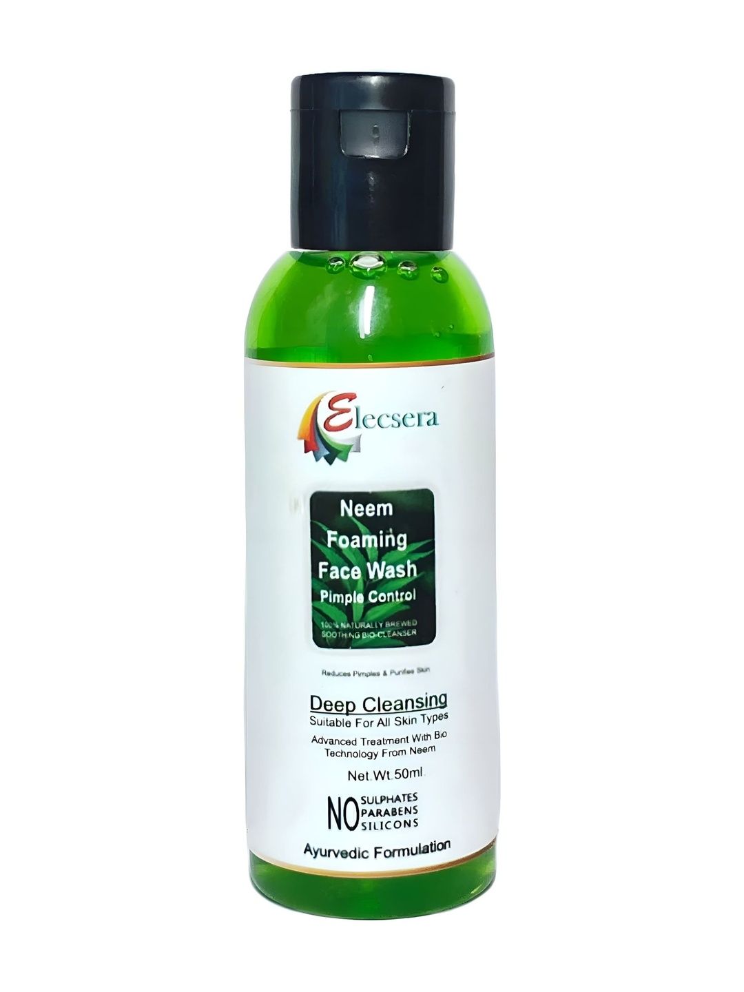 Elecsera Neem Foaming Face Wash For Pimple Control - 50 ml-picture-16