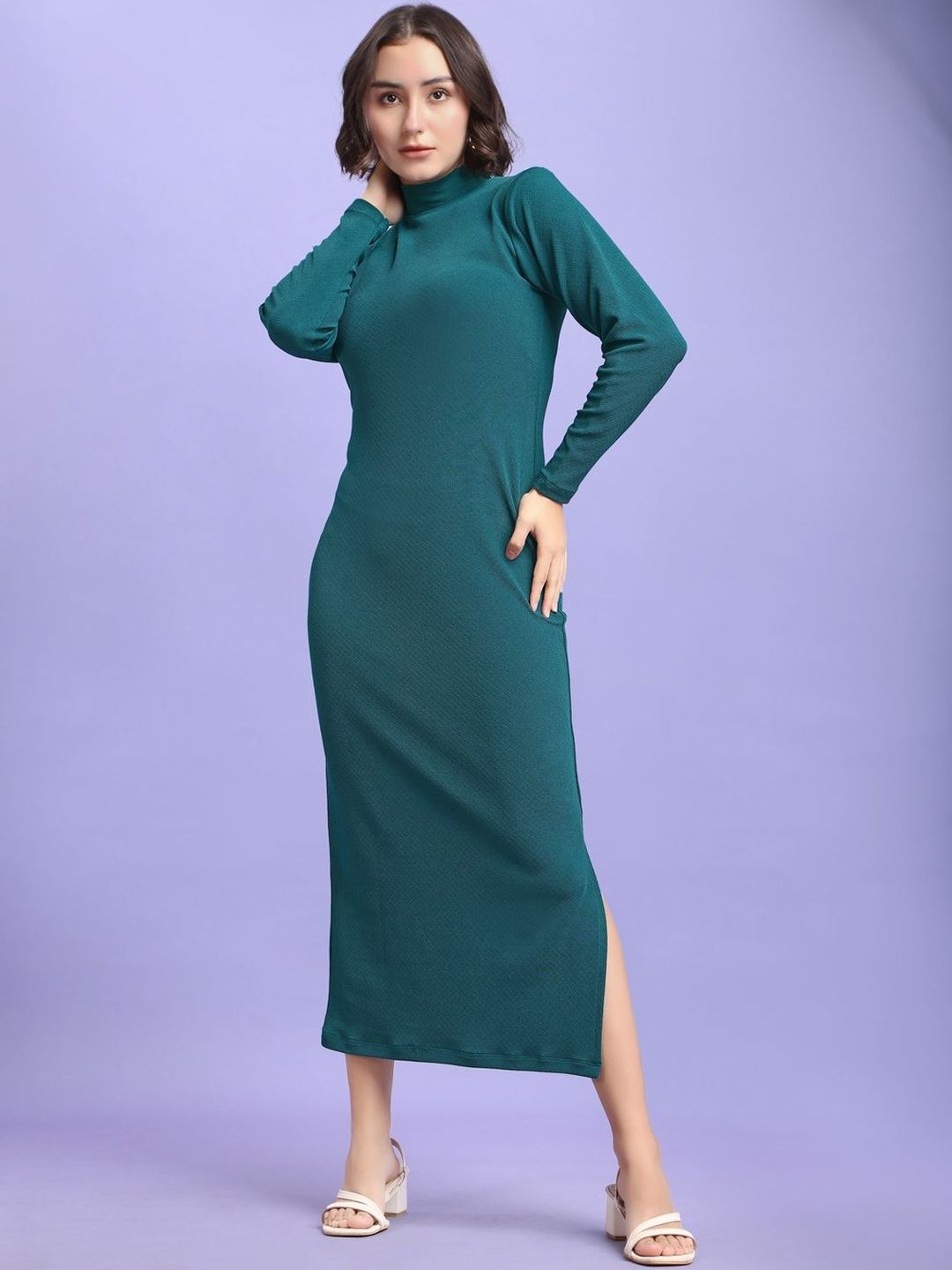 PURVAJA Sheath Midi Dress-image-32