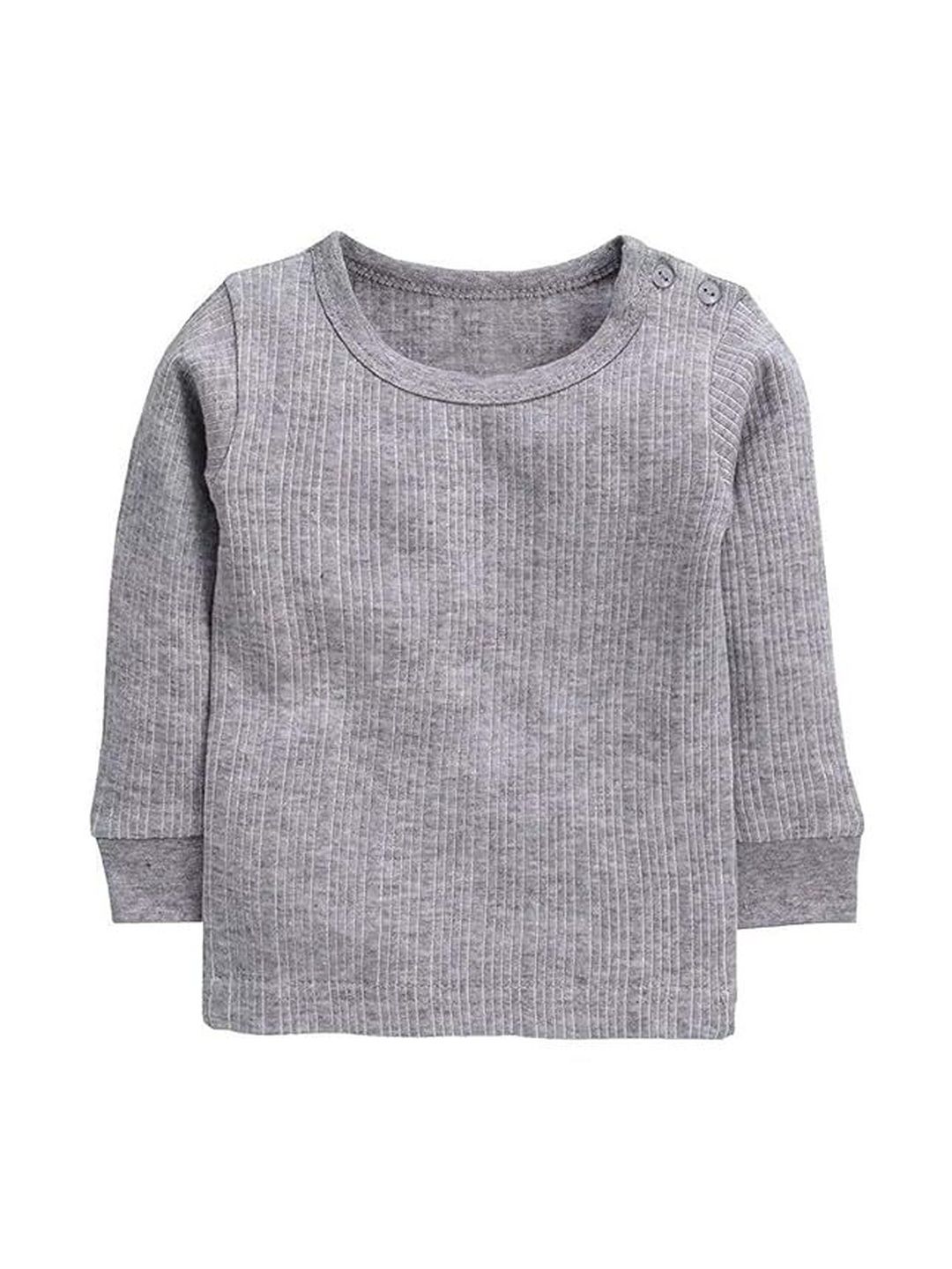 NEVA Kids Pack of 2 Cotton Round Neck Thermal Tops