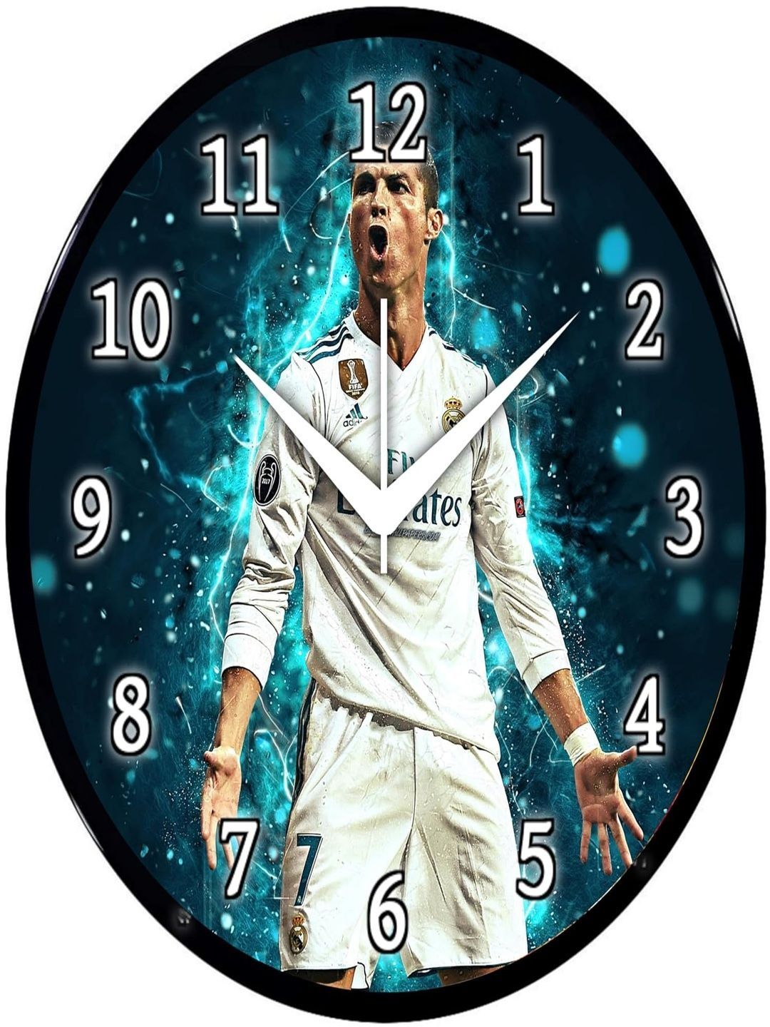 Babawill Multicoloured & Multicoloured Printed Wall Clock-picture-15