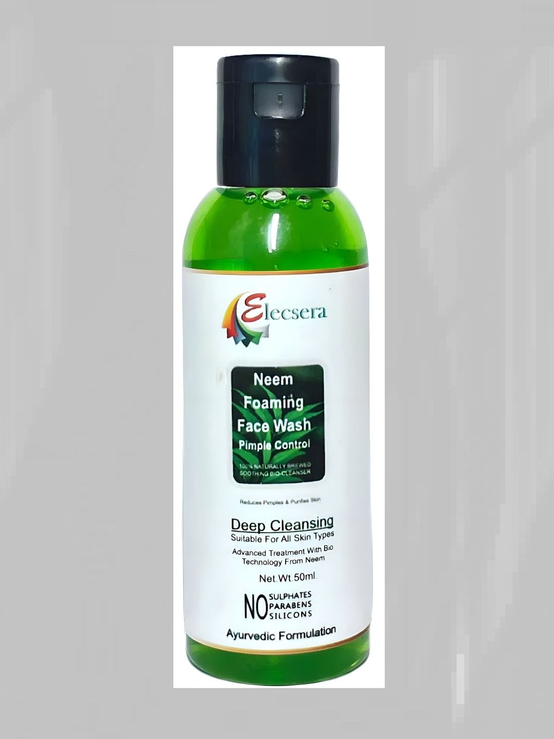Elecsera Neem Foaming Face Wash For Pimple Control - 50 ml-picture-54