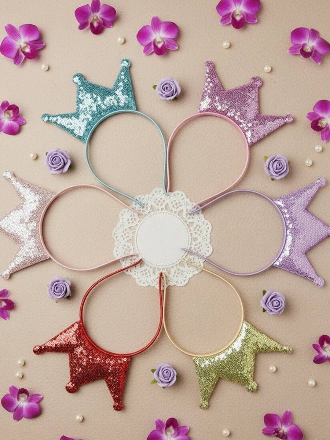 KRENOZ Unisex Kids Set of 6 Hairband-picture-20