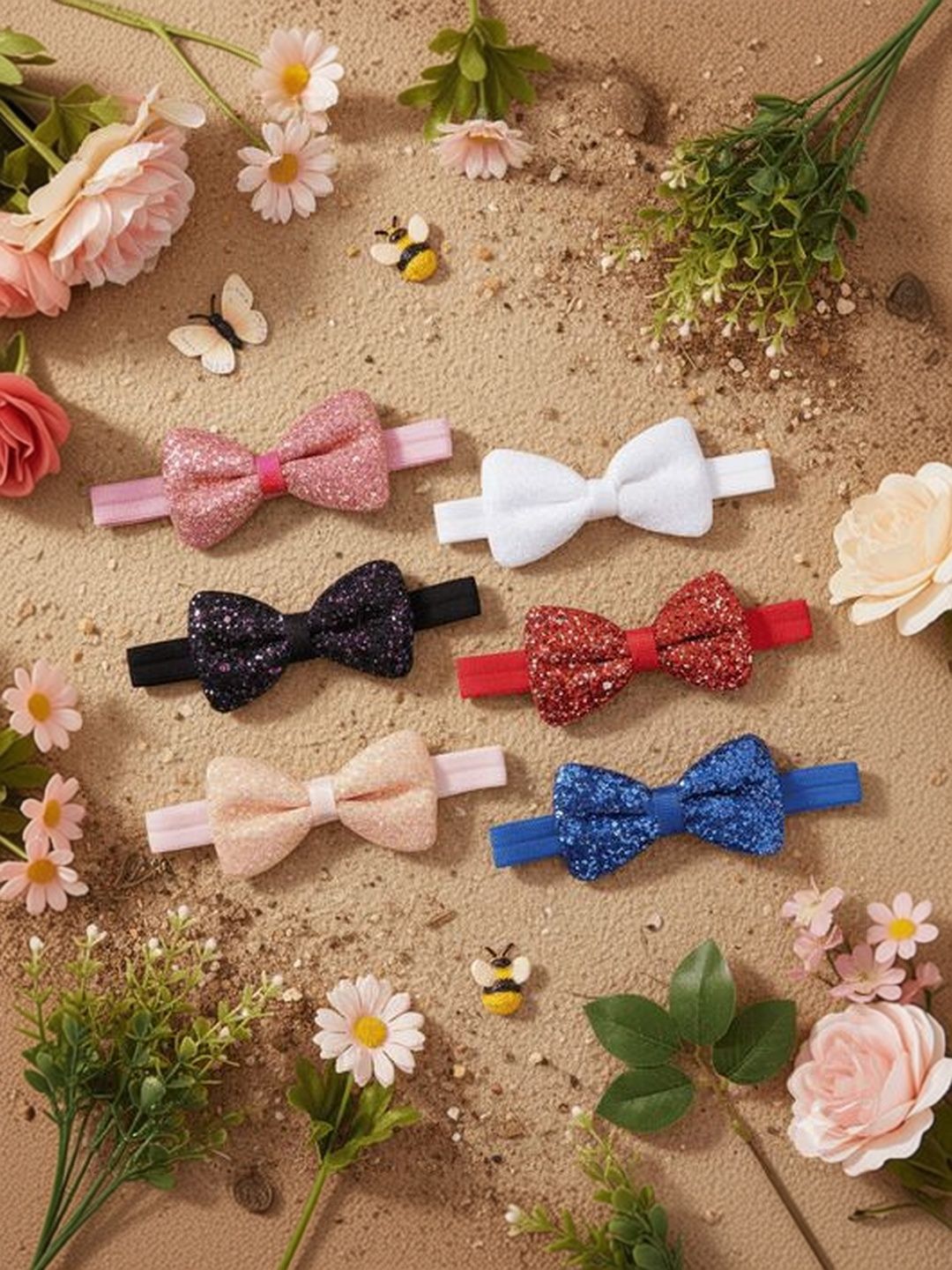 KRENOZ Unisex Kids Set of 6 Hairband