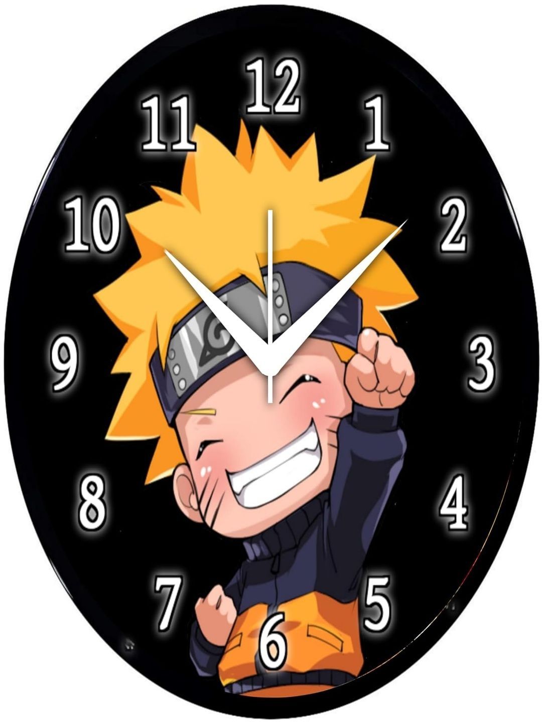Babawill Multicoloured & Black Printed Contemporary Wall Clock-picture-38