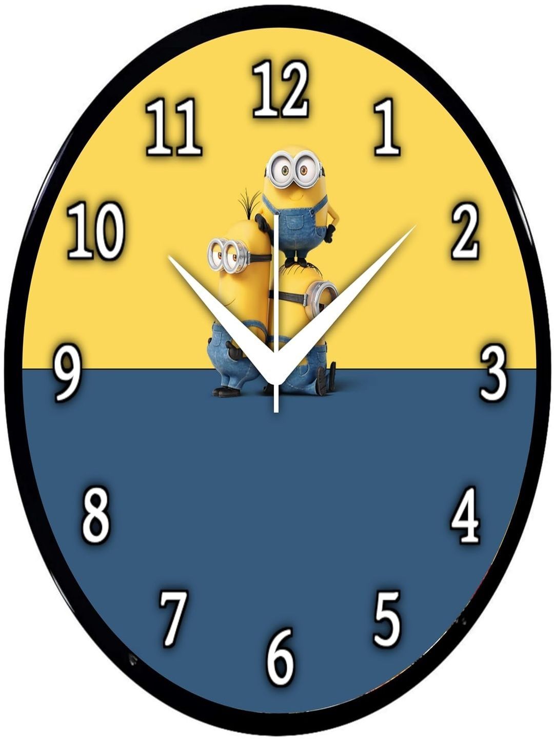 Babawill Multicoloured & Yellow Printed Contemporary Wall Clock-picture-44