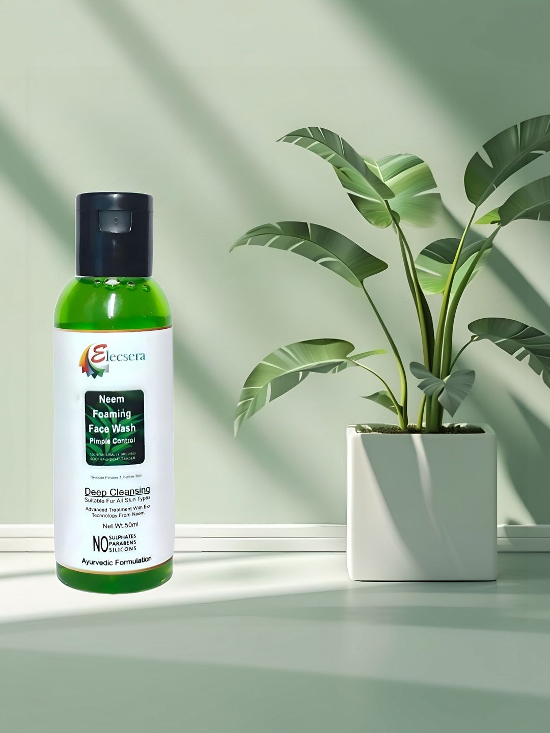 Elecsera Neem Aloe Vera Face Wash - 50 ml-picture-11