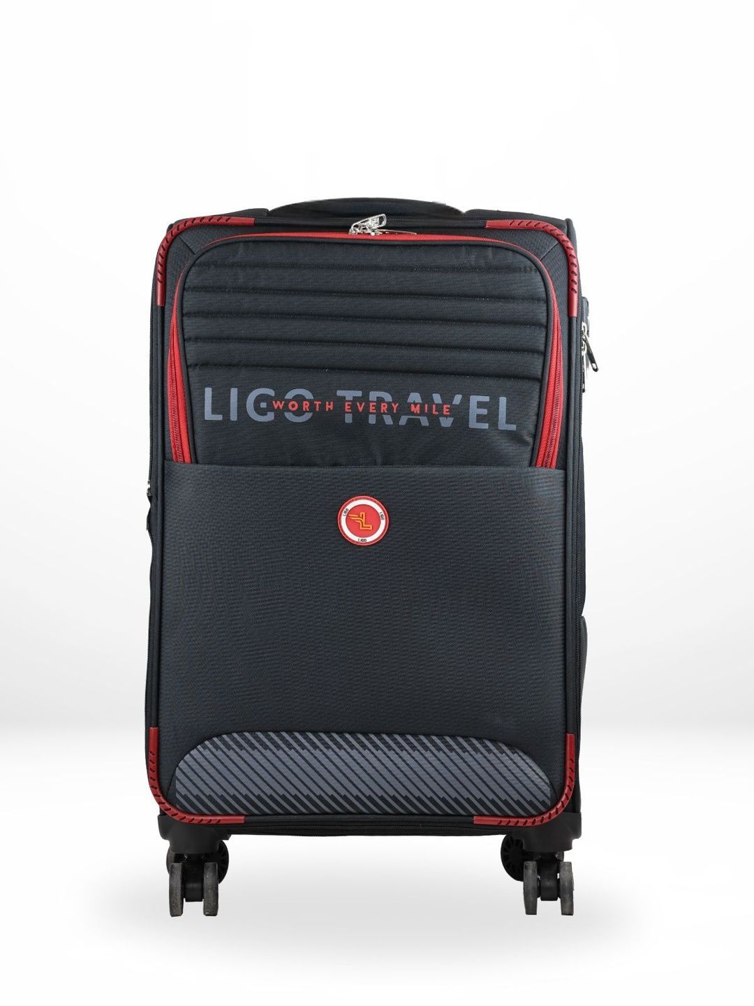 Ligo Bags Printed Soft Sided Large Trolley Bag-picture-13