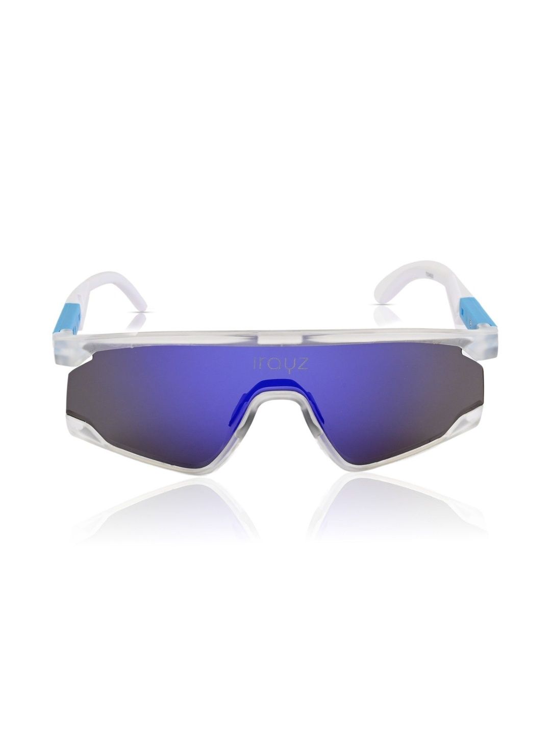 Irayz Men Blue Lens & White Sports Sunglasses with-picture-23