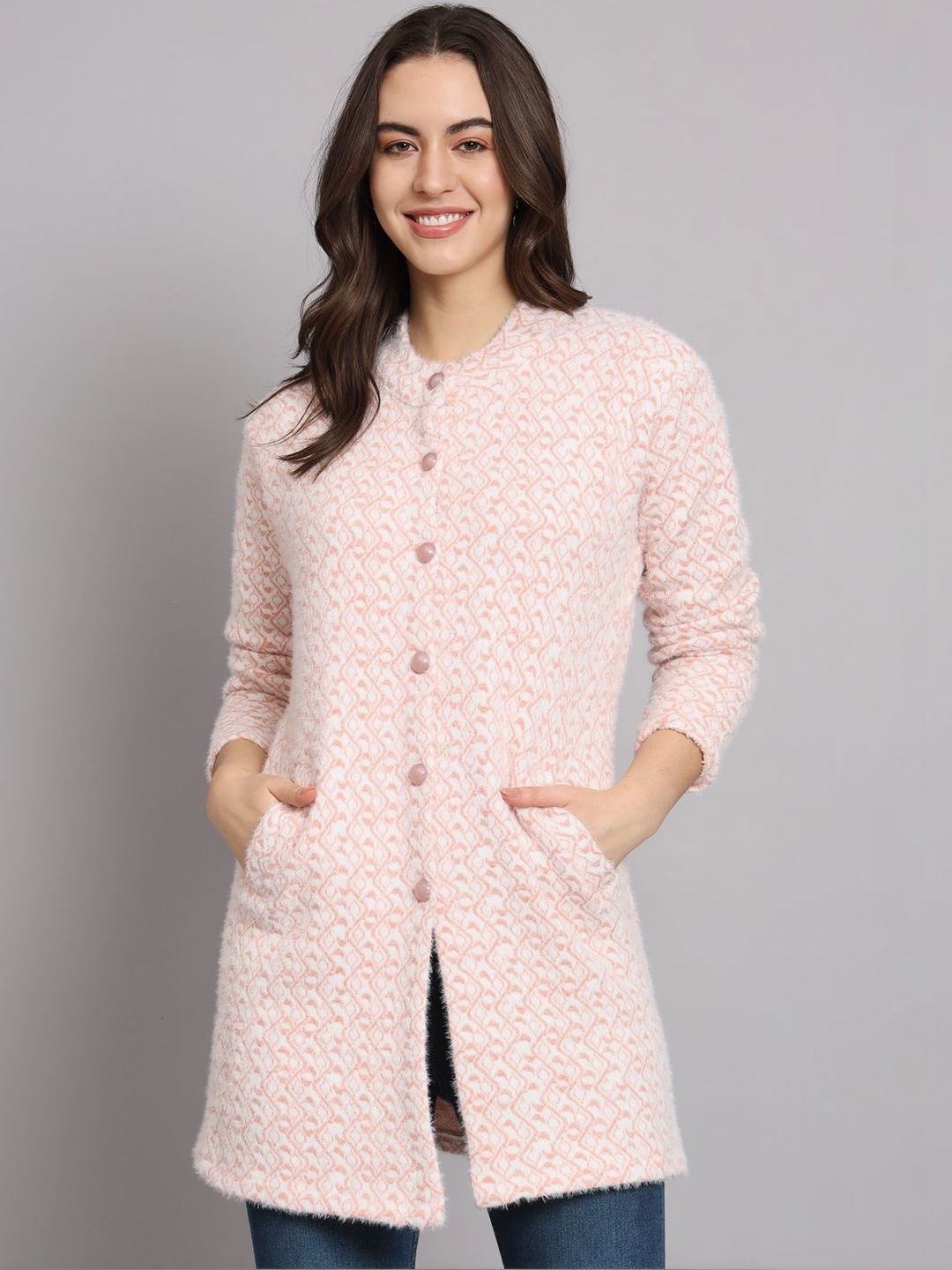 eKools Women Woollen Longline Cardigan-picture-15