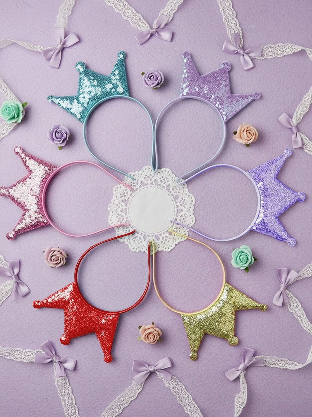 KRENOZ Unisex Kids Set of 6 Hairband-picture-35