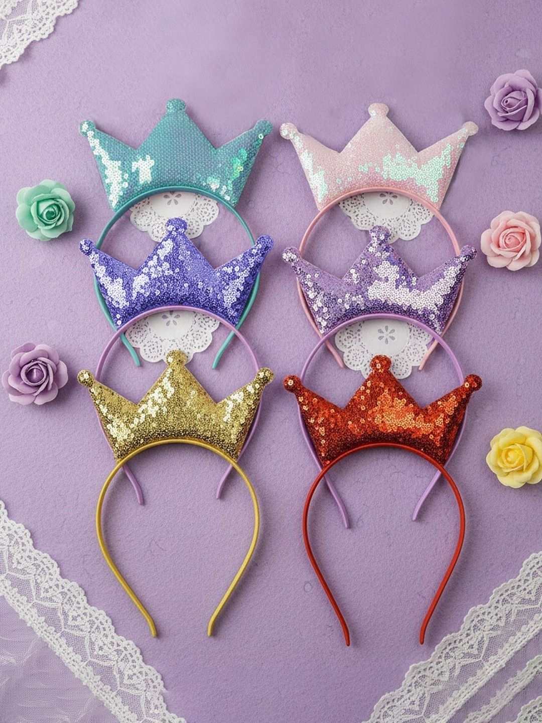 KRENOZ Unisex Kids Set of 6 Hairband-picture-28