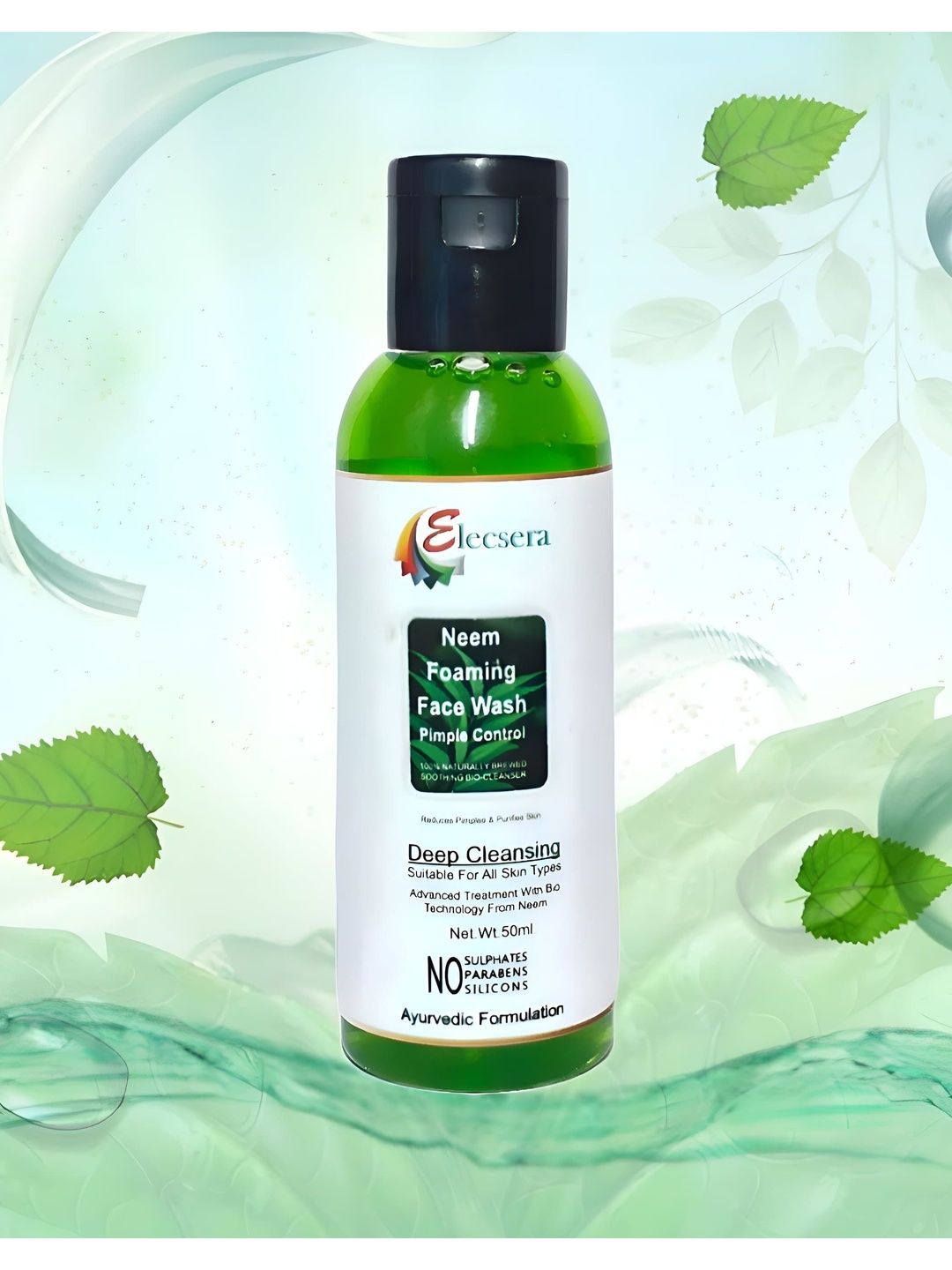 Elecsera Neem Foaming Face Wash For Pimple Control - 150 ml-picture-18