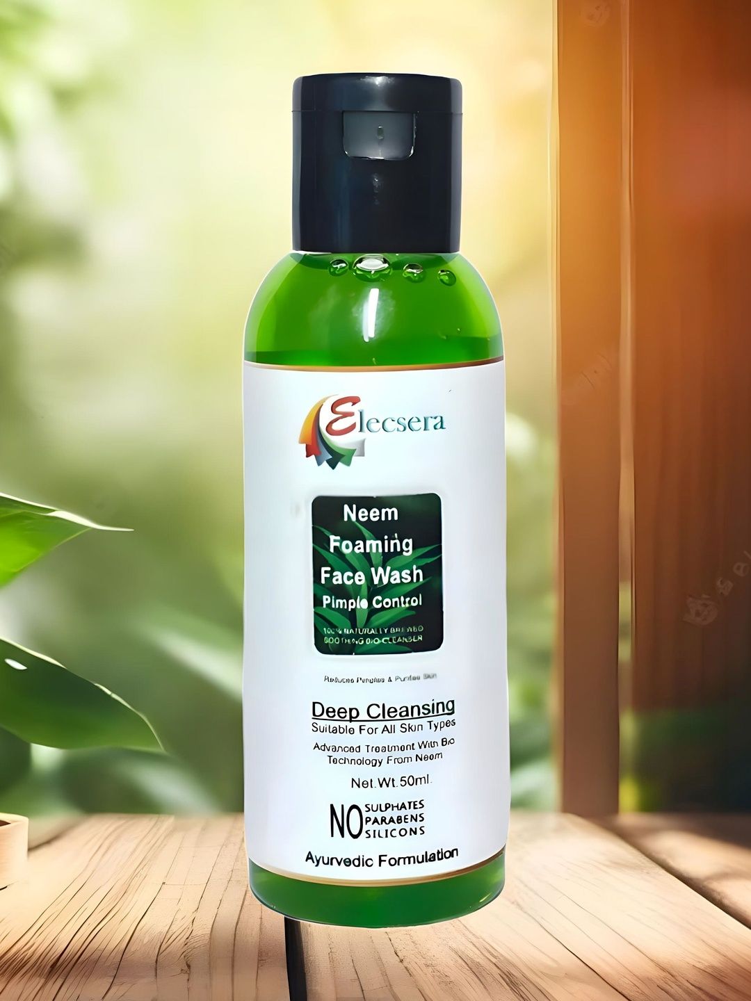 Elecsera Neem Foaming Face Wash For Pimple Control - 50 ml-picture-45