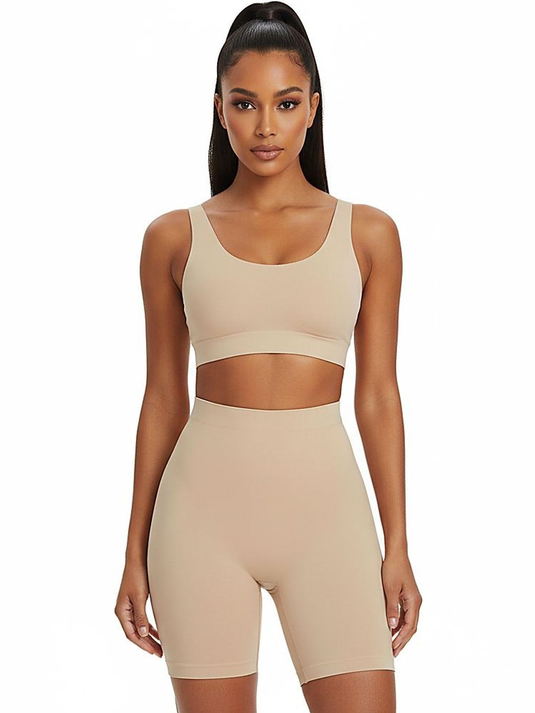 FiveFlag High Rise Tummy & Thigh Shapewear-image-43