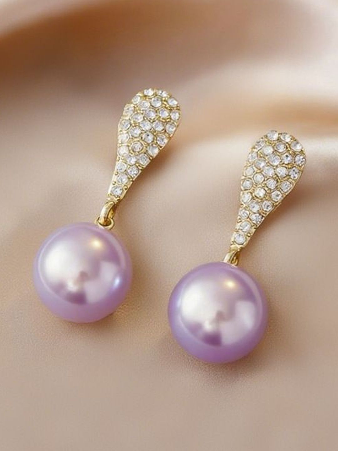 MEENAZ Geometric Drop Earrings-picture-55