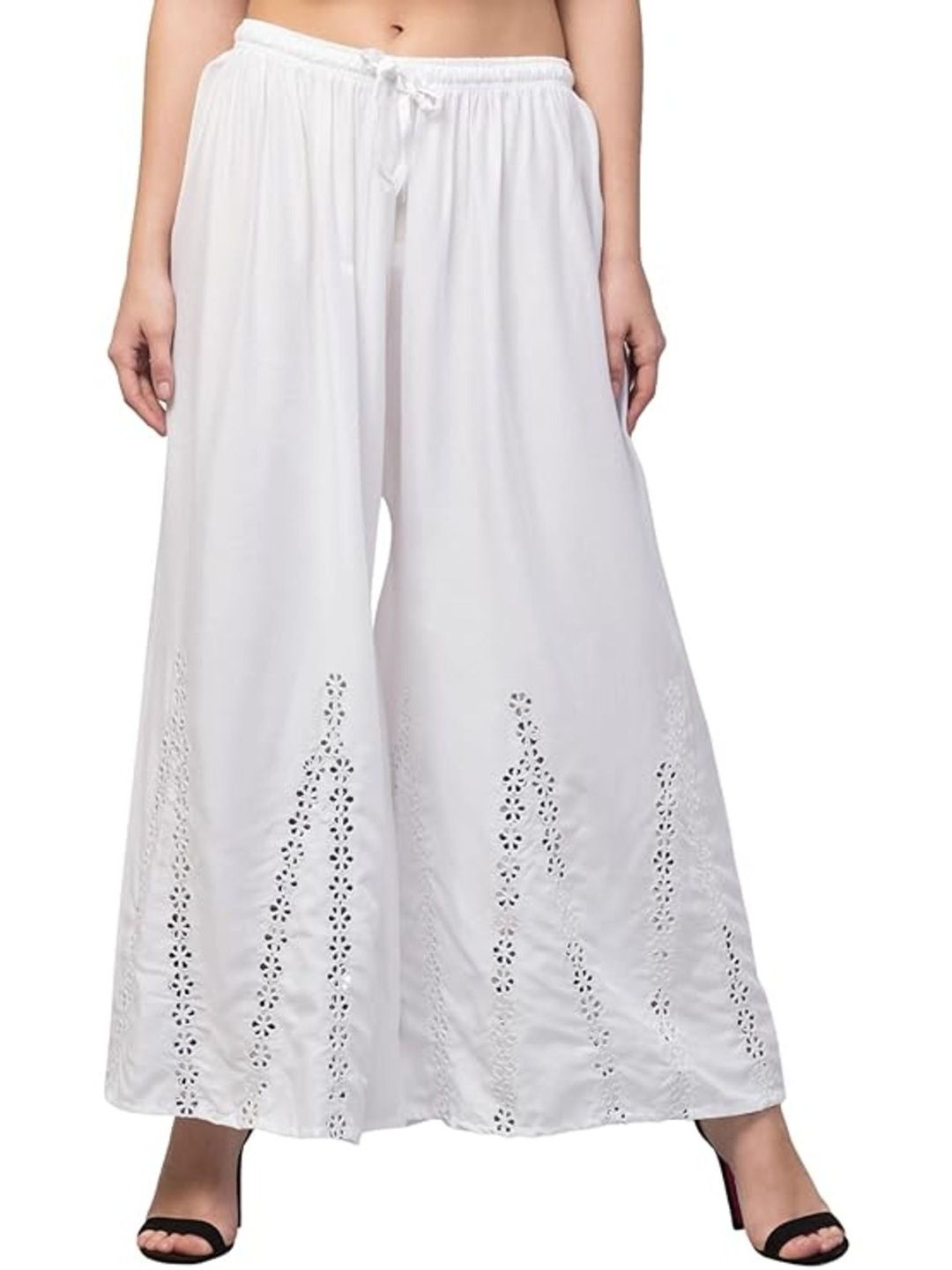 ERUDITE CLUB Women Embroidered Ethnic Palazzos-picture-35