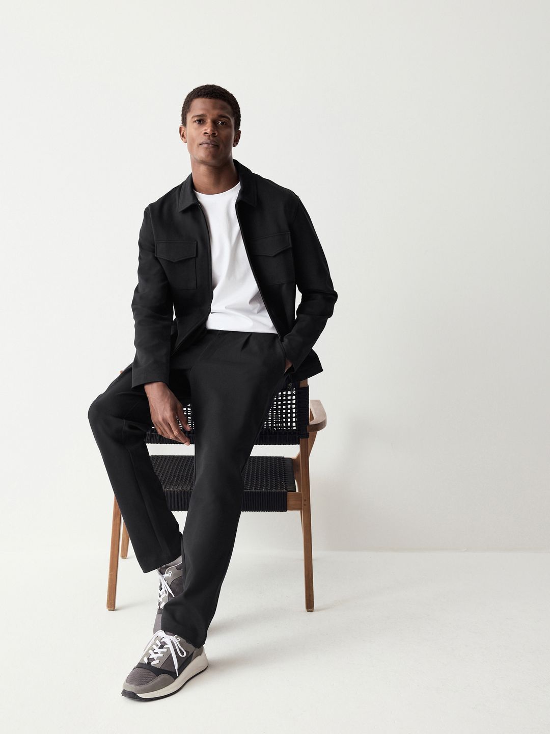 NEXT Spread Collar Tailored Jacket-image-36