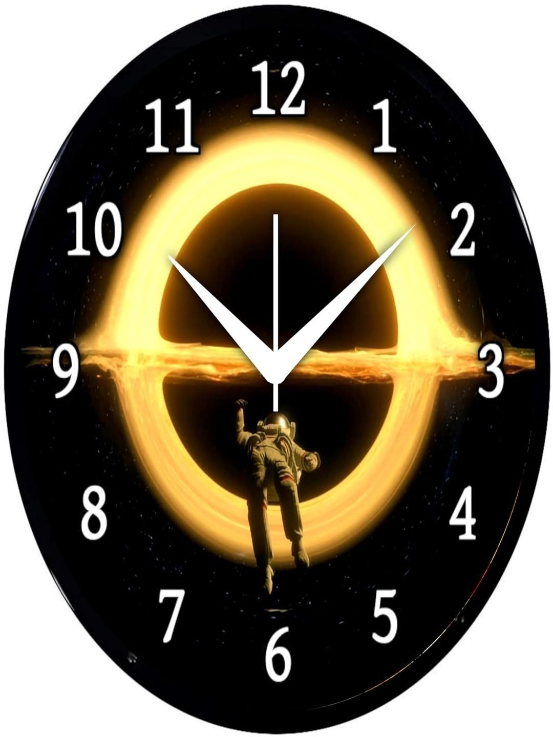 Babawill Multicoloured & Black Printed Contemporary Wall Clock-picture-35