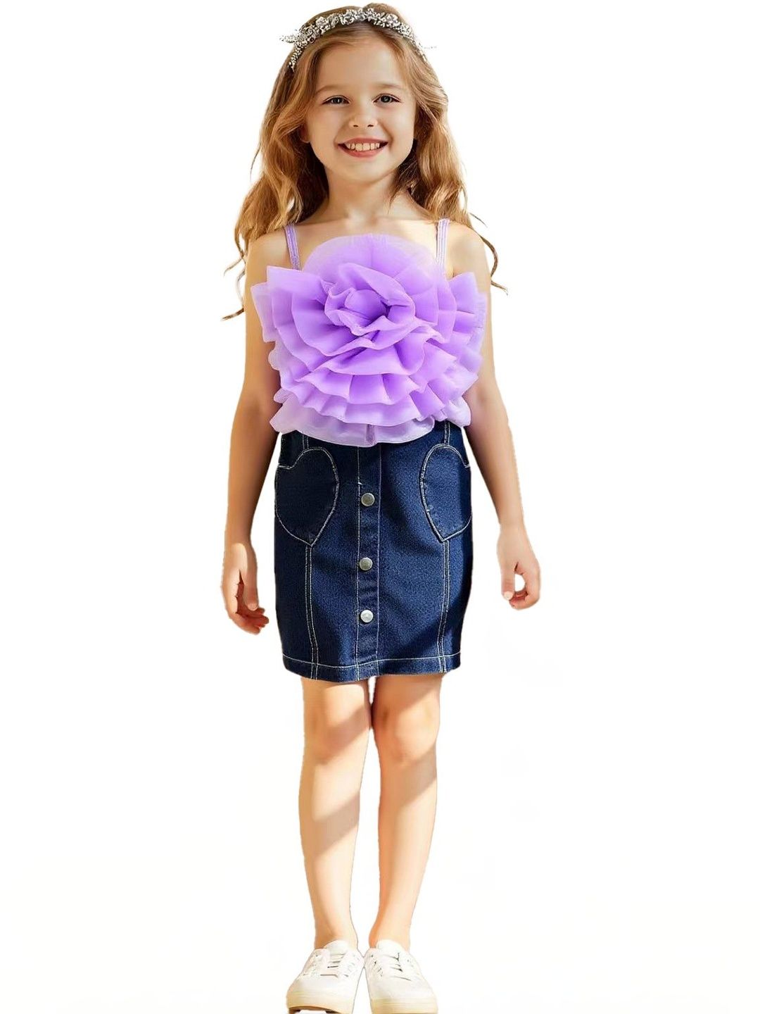 StyleCast x Revolte Girls Top with Skirt-picture-37