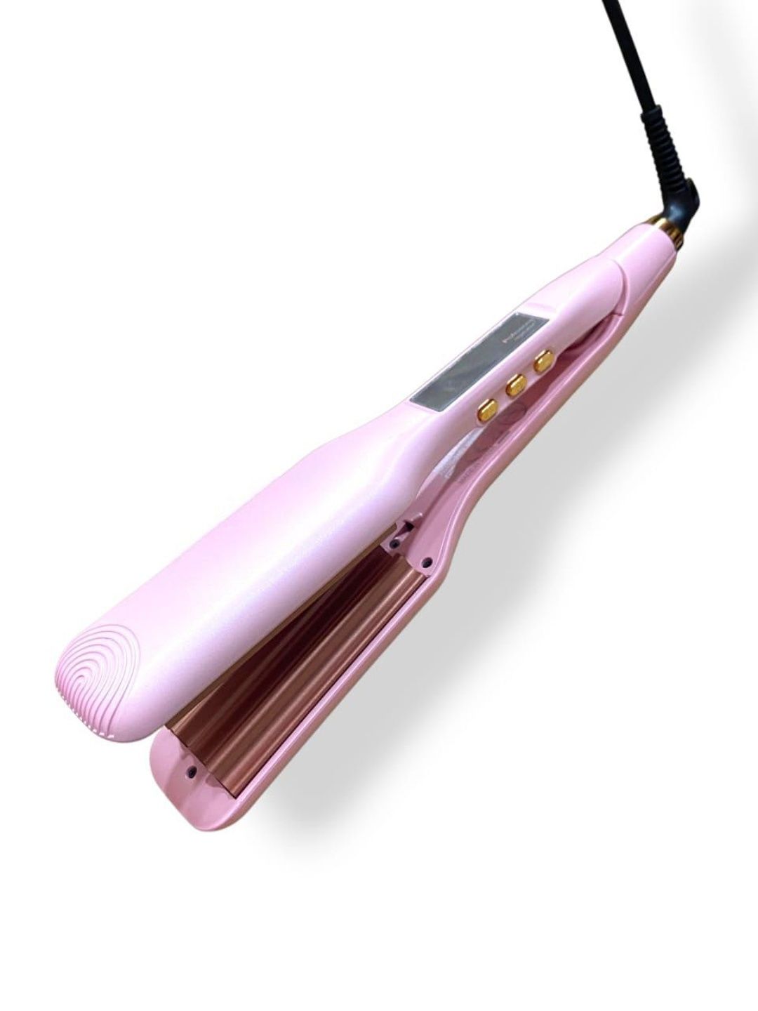 vng KM-1227 Temprature Control Digital Diplay With Cord Curling Iron & Crimpers-image-49