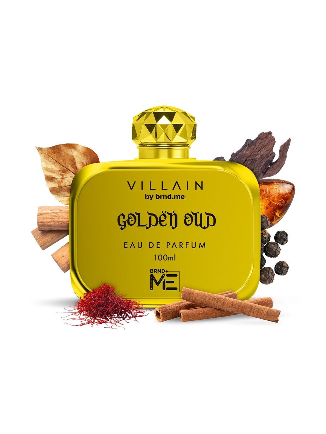 VILLAIN Men Golden Oud Long Lasting Eau De Parfum- 100 ml-picture-16