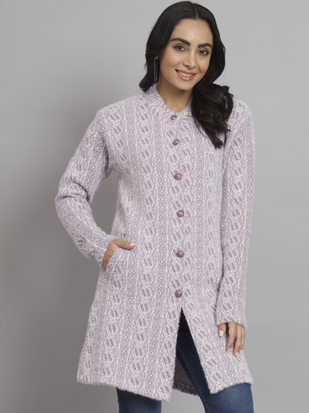 eKools Women Woollen Longline Cardigan-picture-33