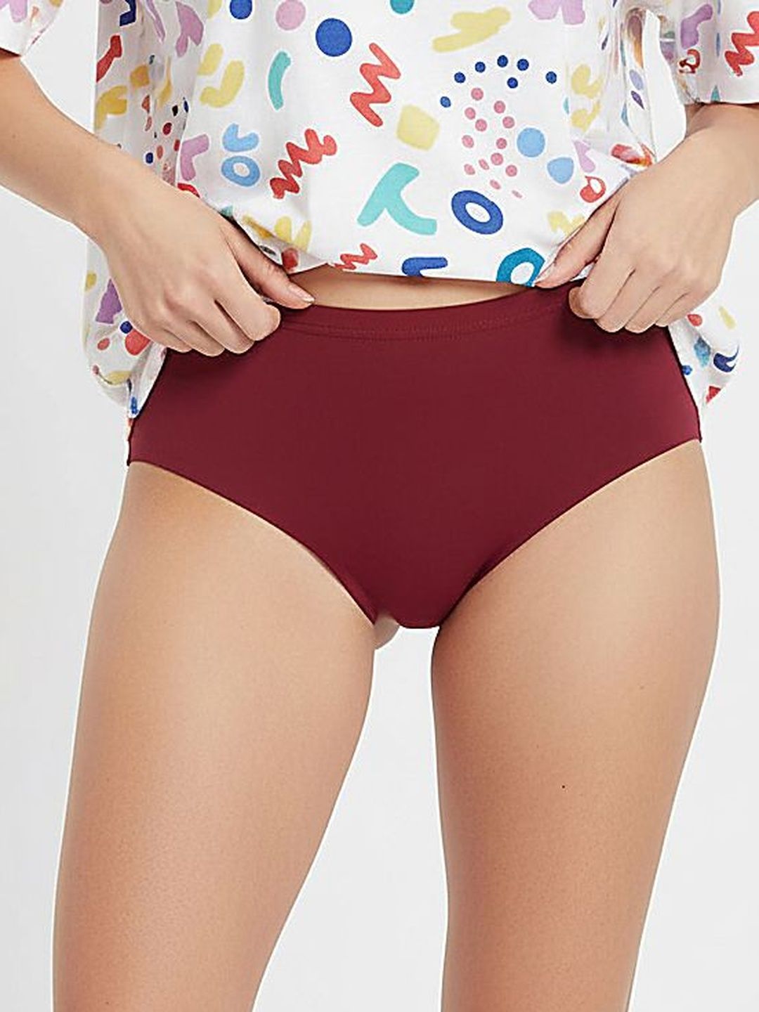 FiveFlag Pure Combed Cotton Mid-Rise Hipster Briefs-picture-1