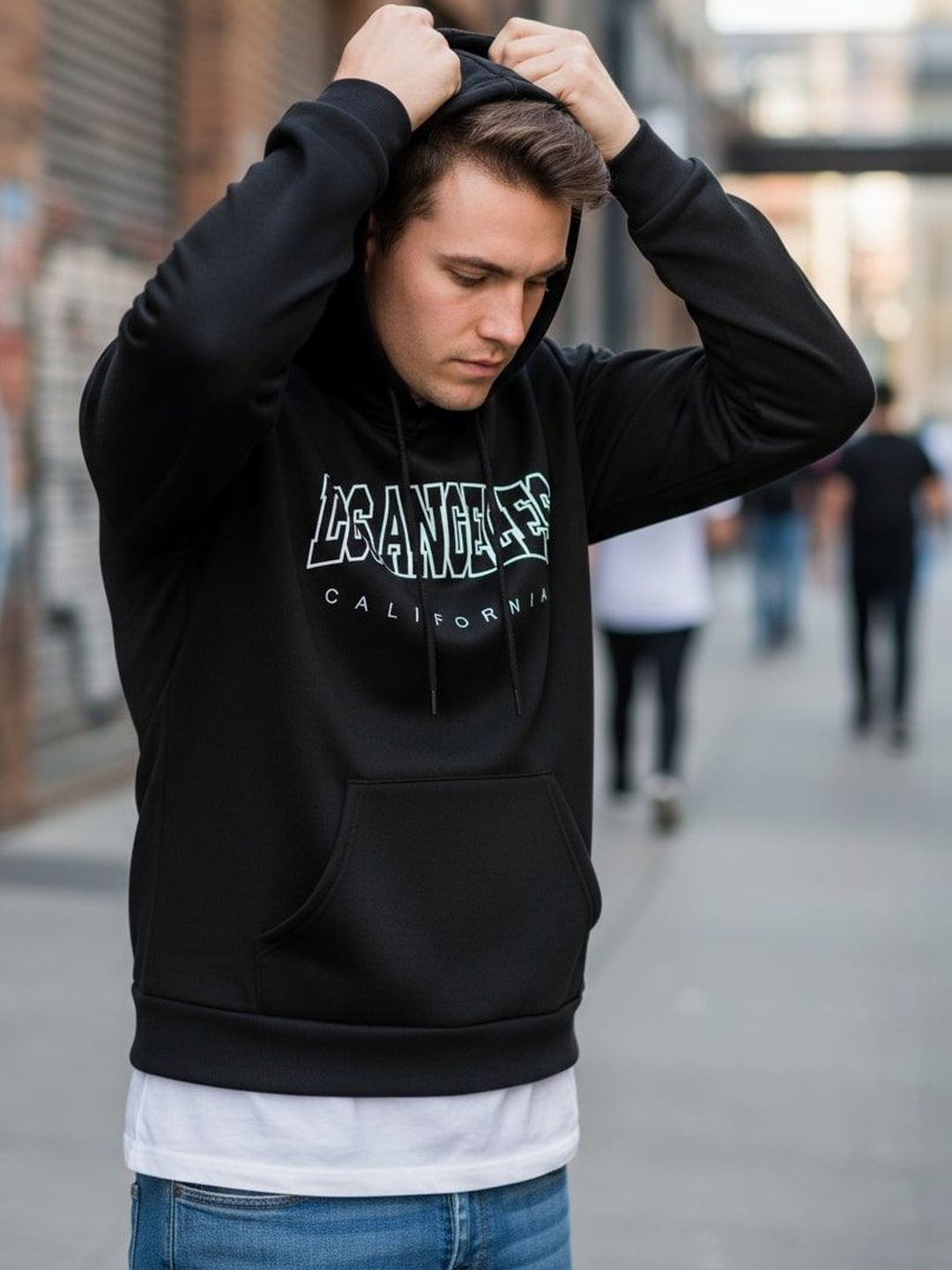 R.Code by The Roadster Life Co. Men Printed Hooded Sweatshirt-picture-43