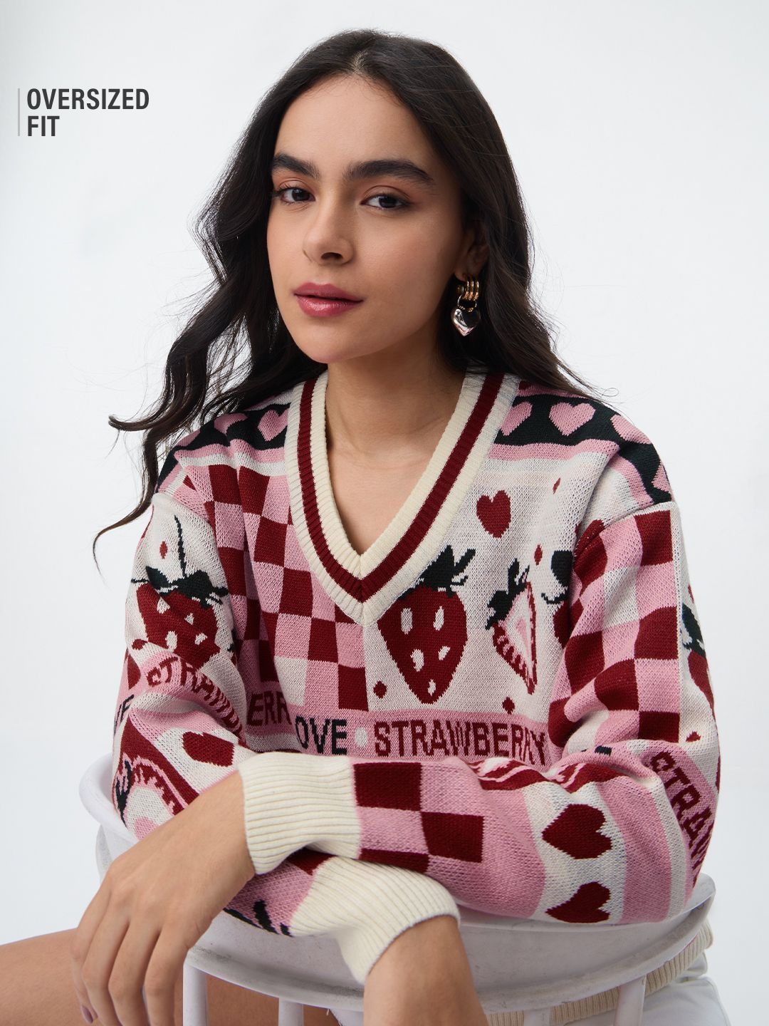 The Souled Store Women Printed Pullover-picture-37