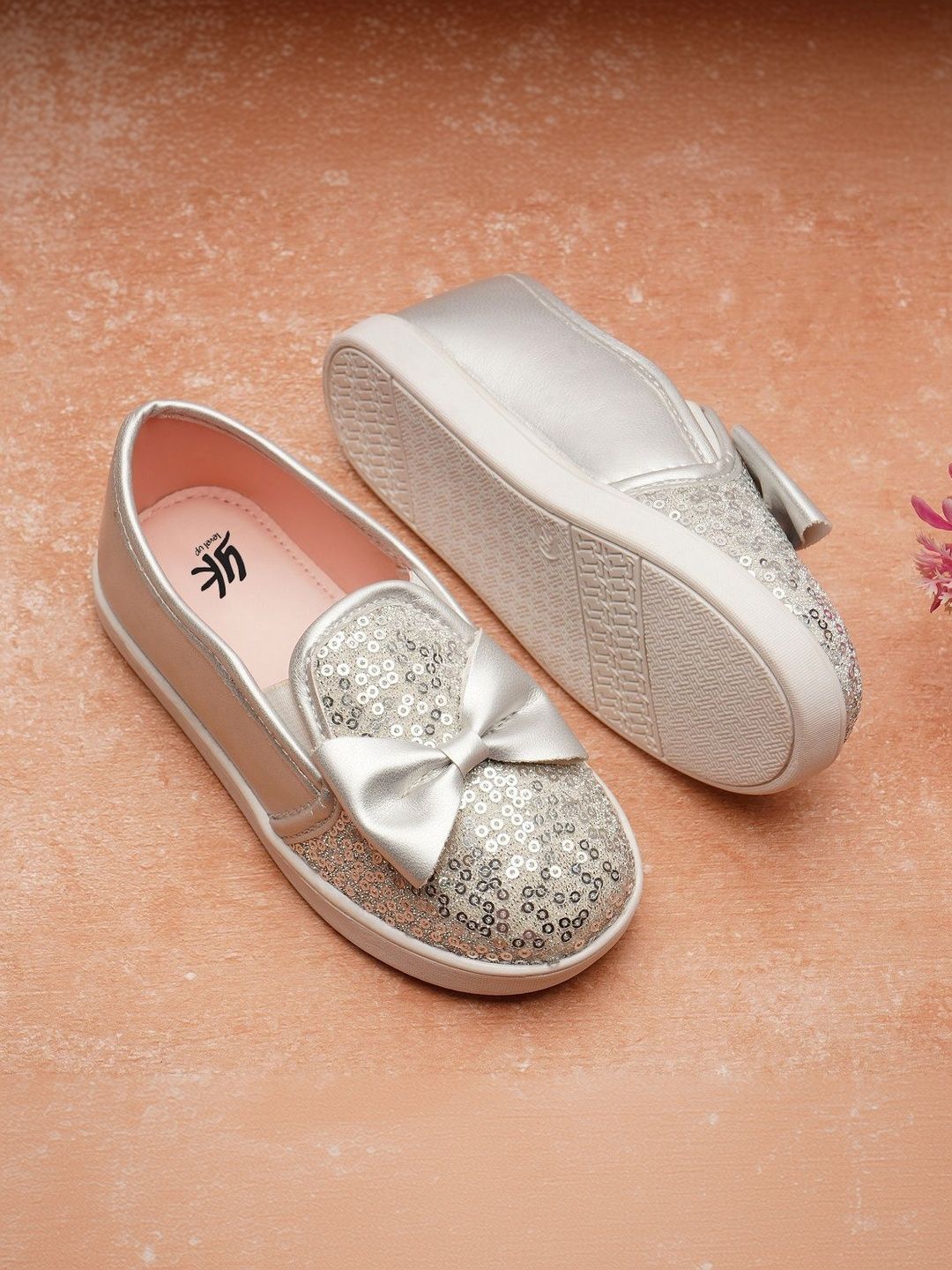 YK Girls Perforations PU Slip-On Sneakers-picture-50