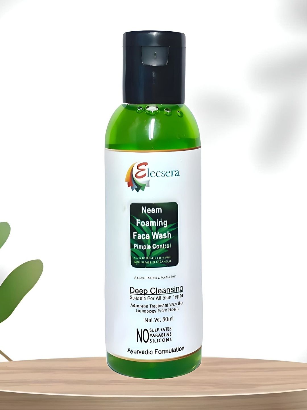 Elecsera Neem Foaming Face Wash For Pimple Control - 50 ml-image-40