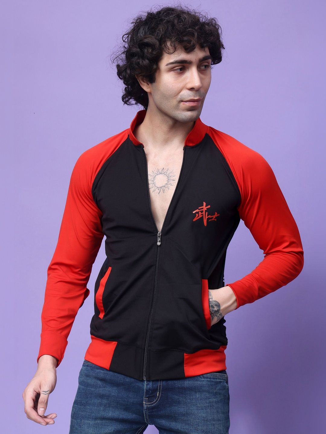 YELLOW TREE Men Colourblocked Sporty Jacket-picture-52