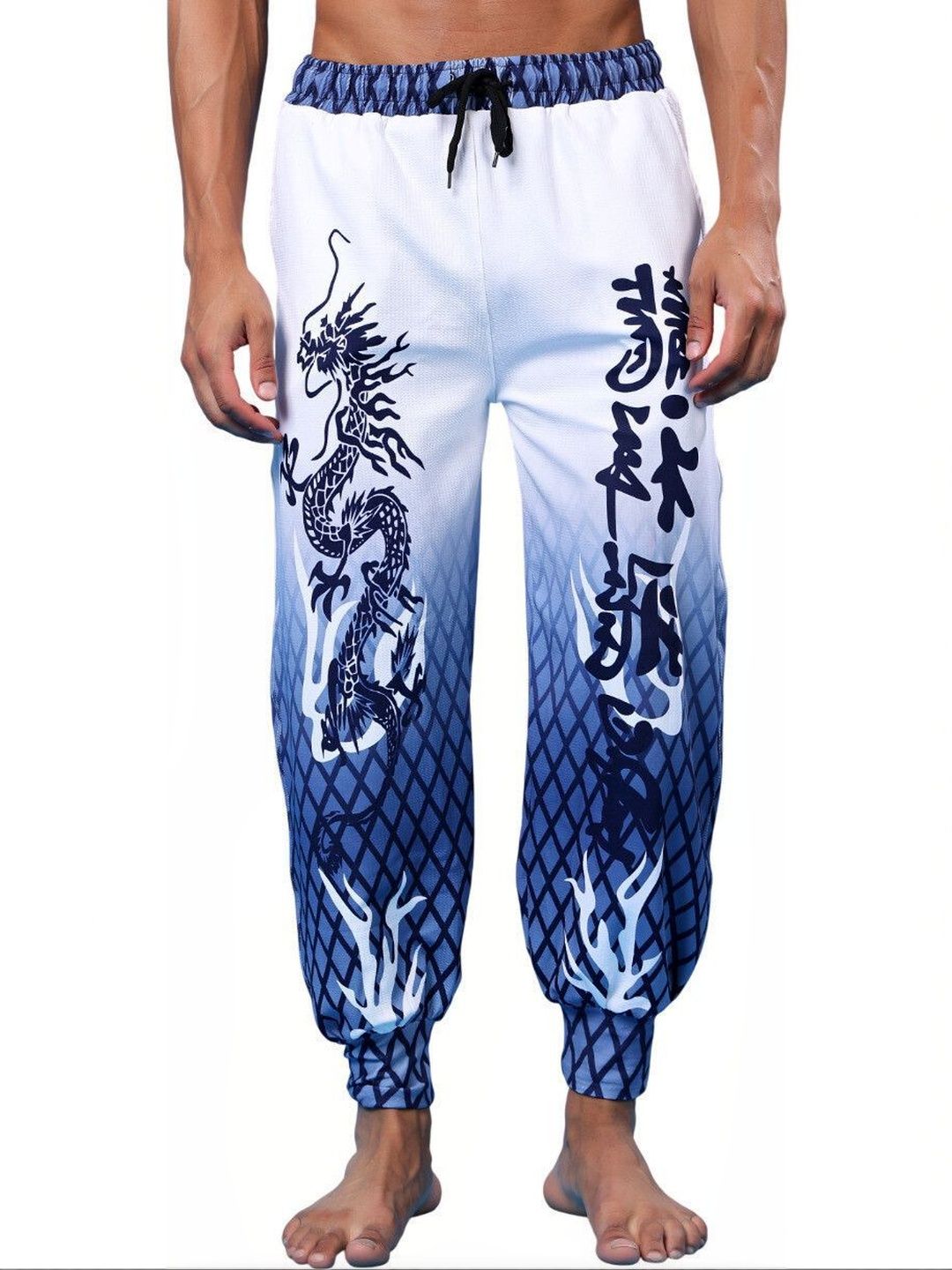 YELLOW TREE Men Printed Mid-rise Joggers-picture-32