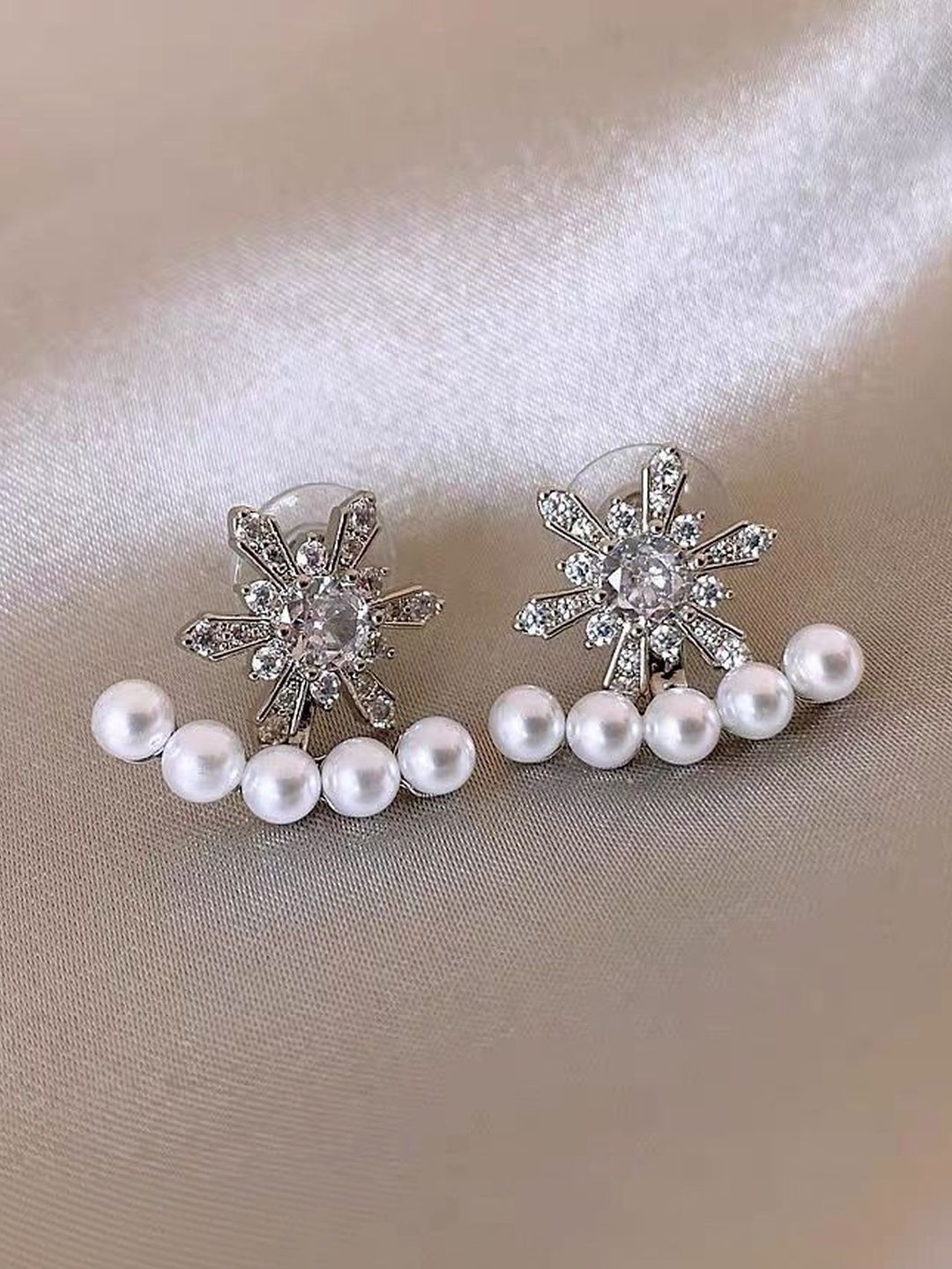 Anouk Star Shaped Studs Earrings-picture-40
