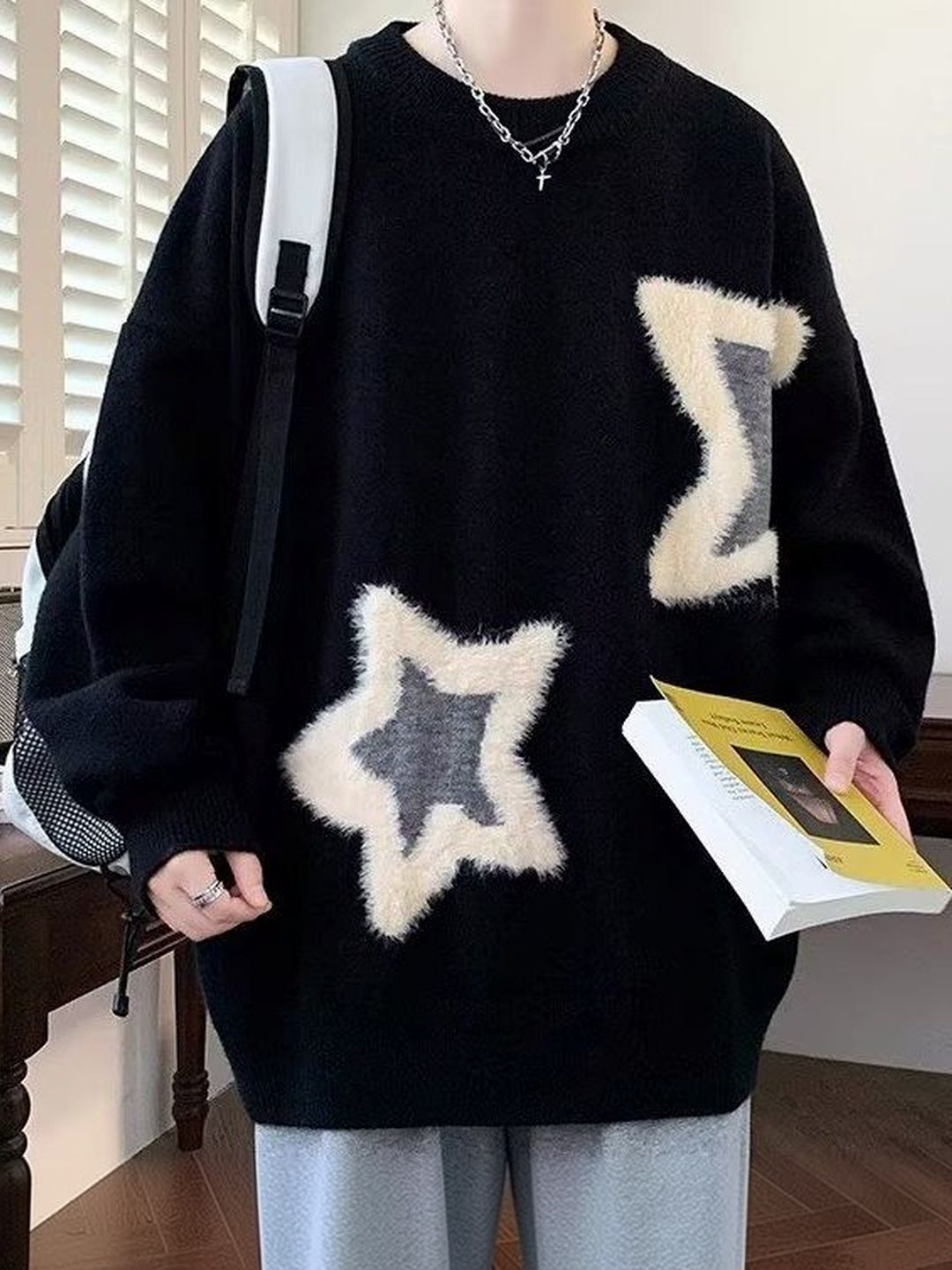 StyleCast x Revolte Men Printed Longline Pullover-picture-23