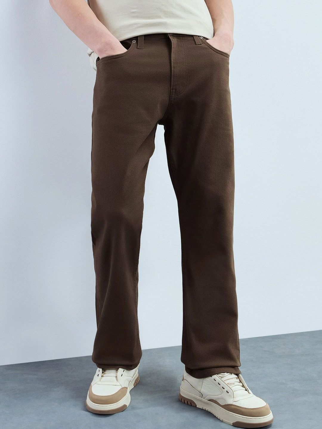 Flying Machine Men Straight Fit Mid-Rise Stretchable Jeans-picture-19