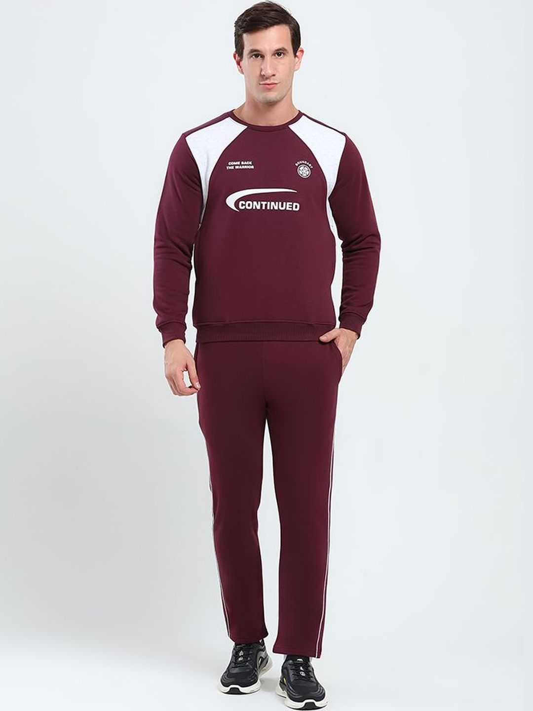 ARRAY Typography Printed Round Neck Tracksuit-picture-39