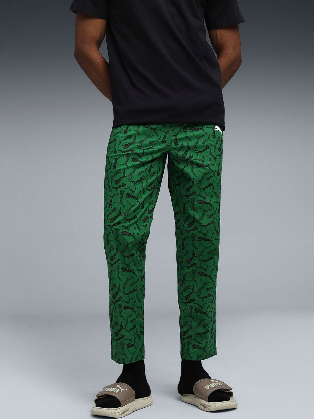 Puma Men's Comfort Weave Printed Lounge Pants-image-27