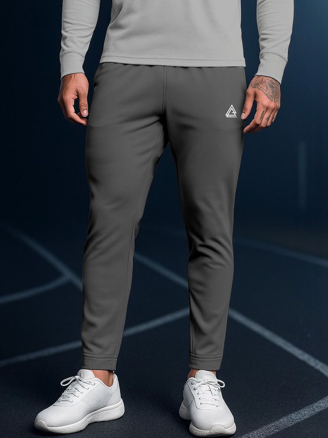 Moda Rapido Men Mid-Rise Track Pants-image-4