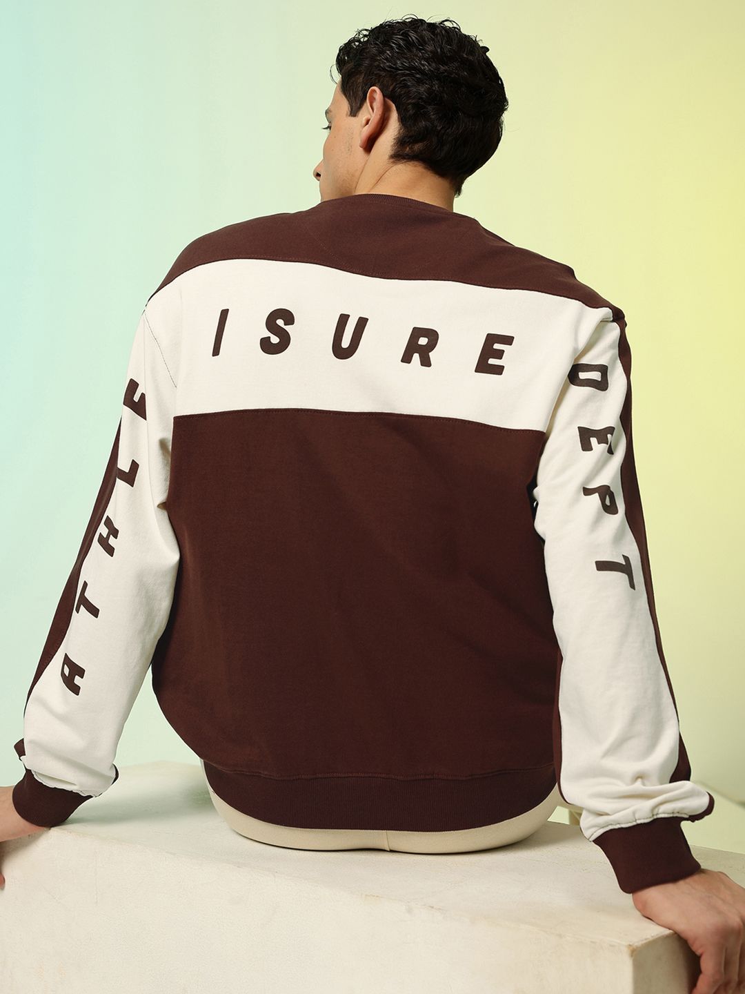 HRX by Hrithik Roshan Relaxed Fit Typography Printed Pure Cotton Sweatshirt-picture-21