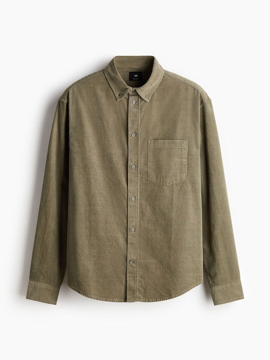 H&M Regular Fit Corduroy Shirts-picture-39