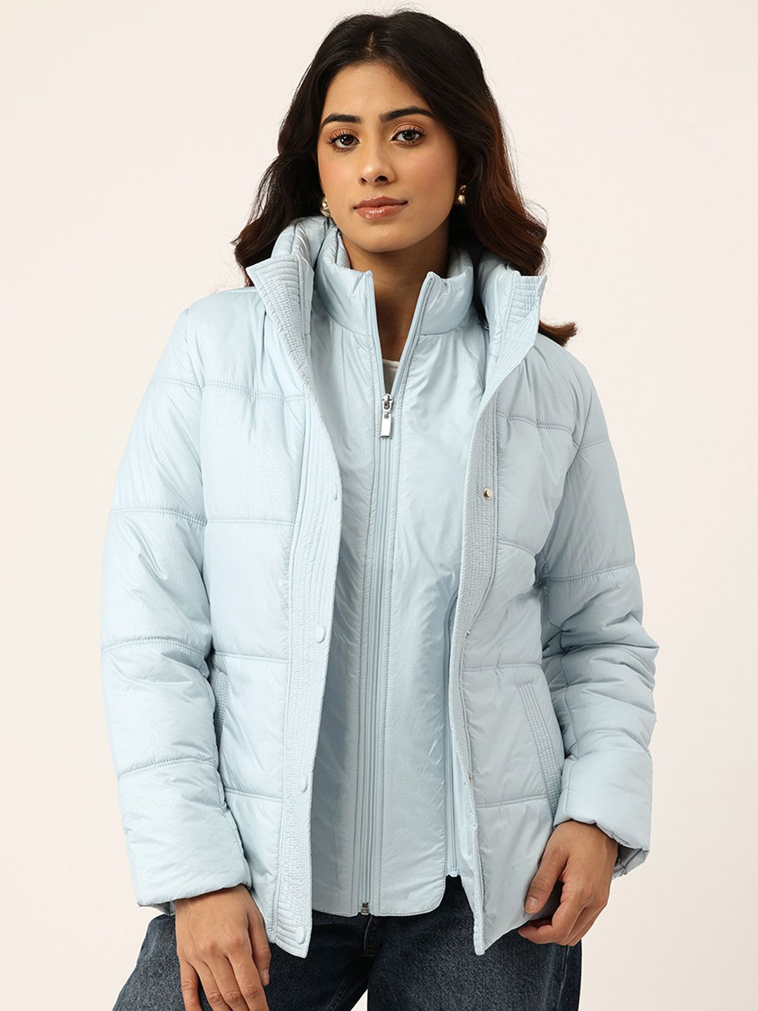 Monte Carlo Padded Jacket with Detachable Zipper