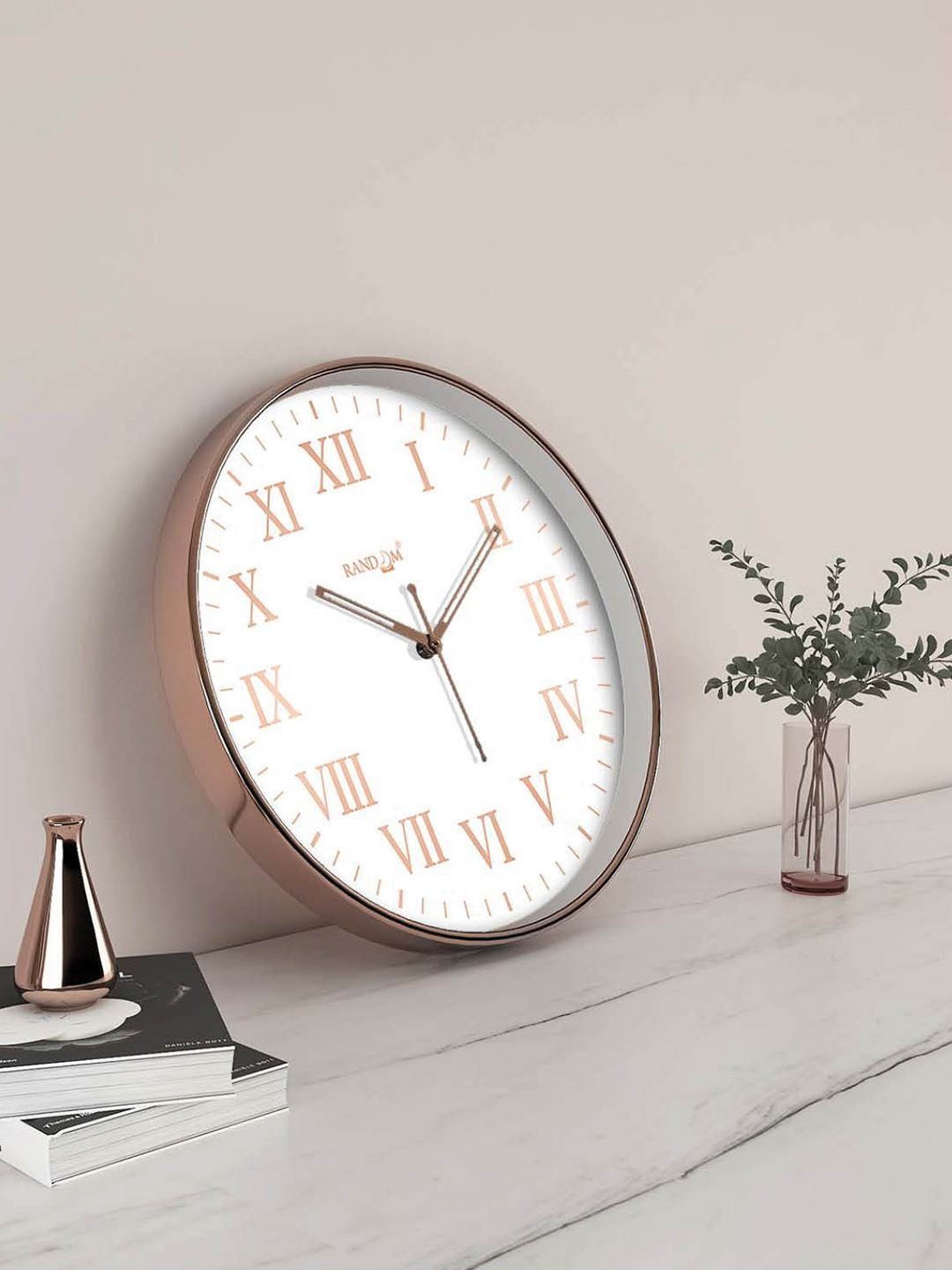 RANDOM Copper-Toned Printed Wall Clock-image-26