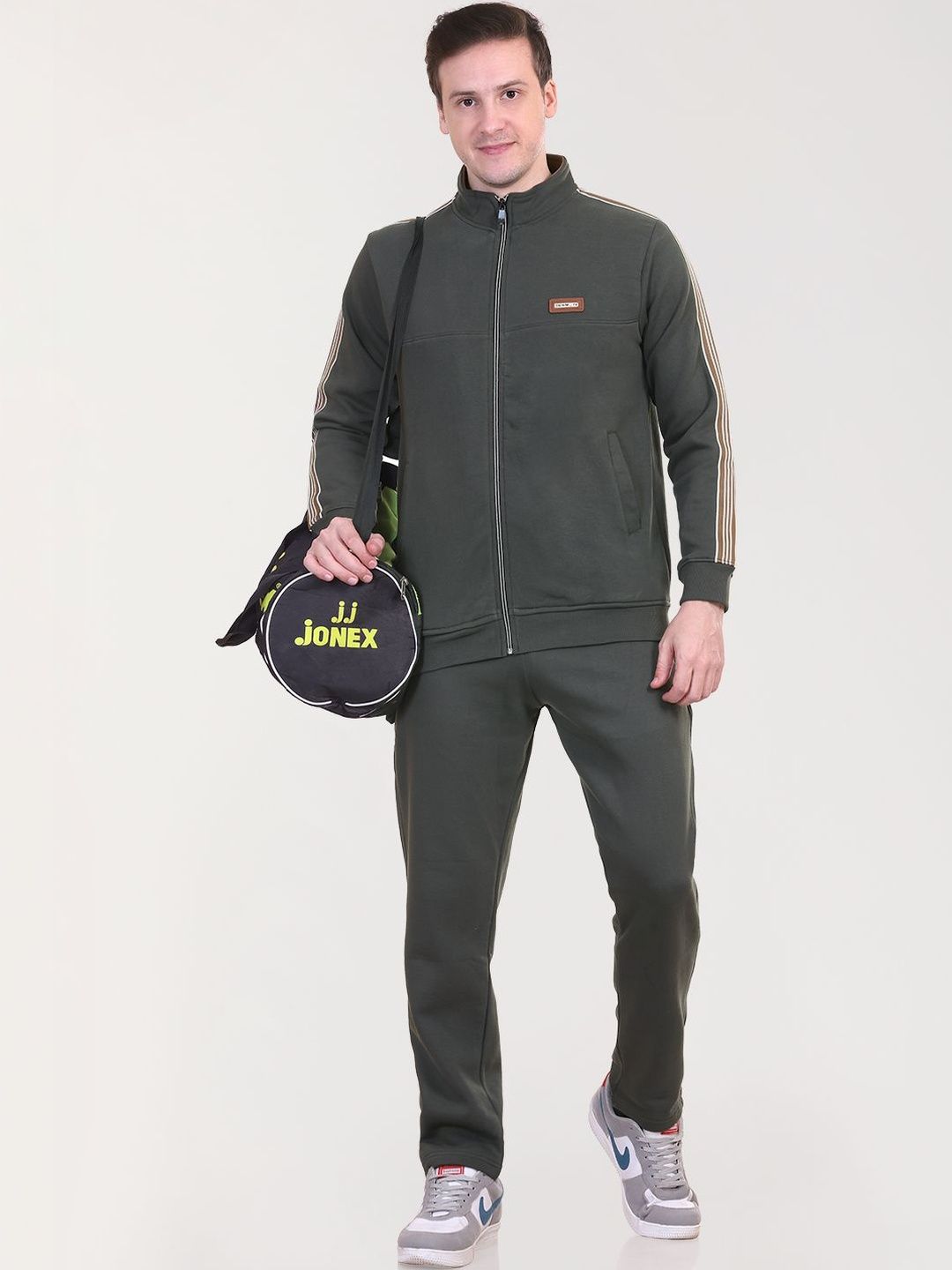 ARRAY Striped High-Neck Tracksuit-picture-35
