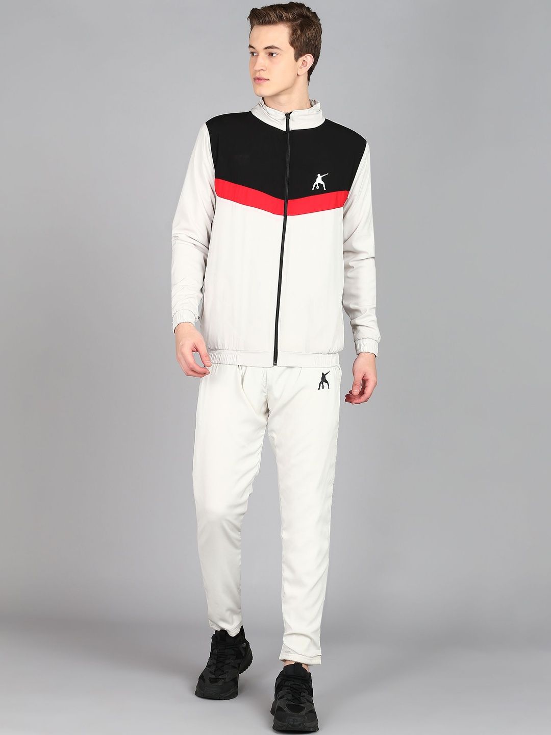 PREEN Colourblocked Polyester Mock Collar Tracksuit-picture-47