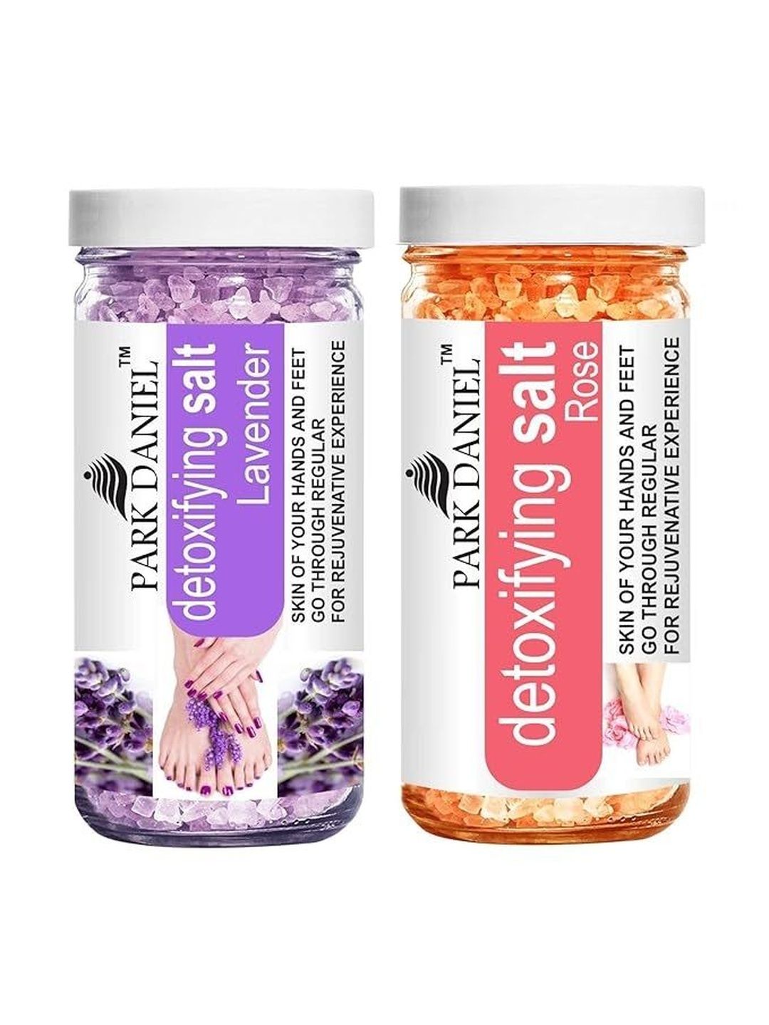 Park Daniel Set Of 2 Lavender & Rose Bath Salt For Relaxing & Smooth Skin - 200 g Each-image-21