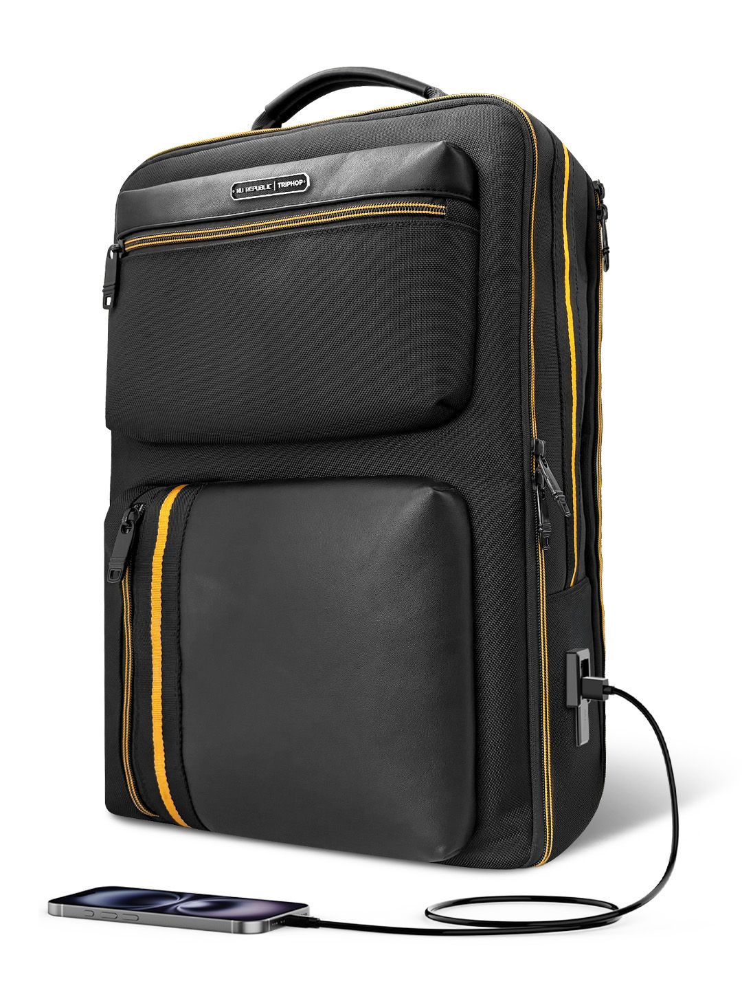 Nu Republic Unisex Backpack with USB Charging Port-picture-32