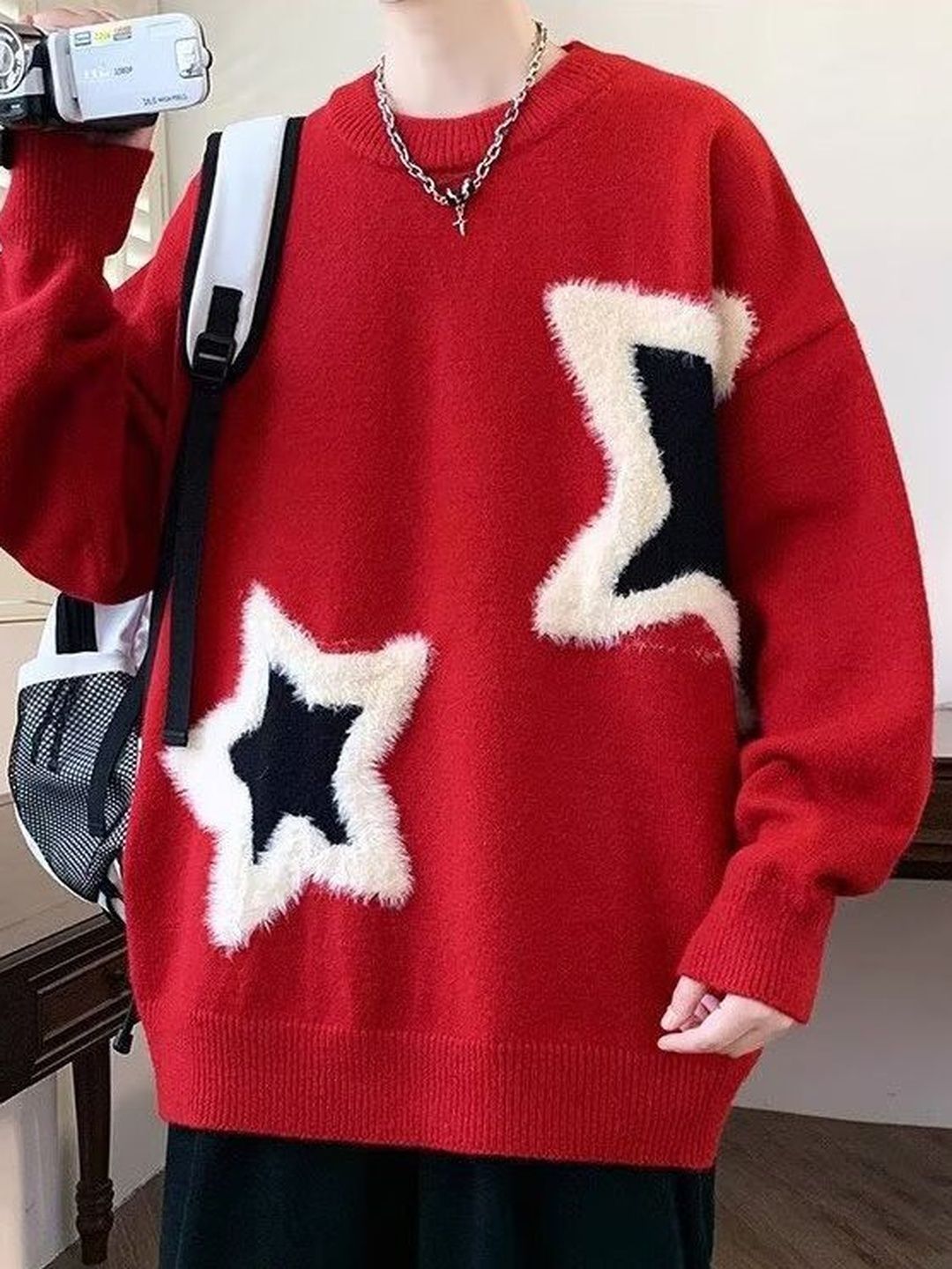 StyleCast x Revolte Men Printed Longline Pullover-picture-52