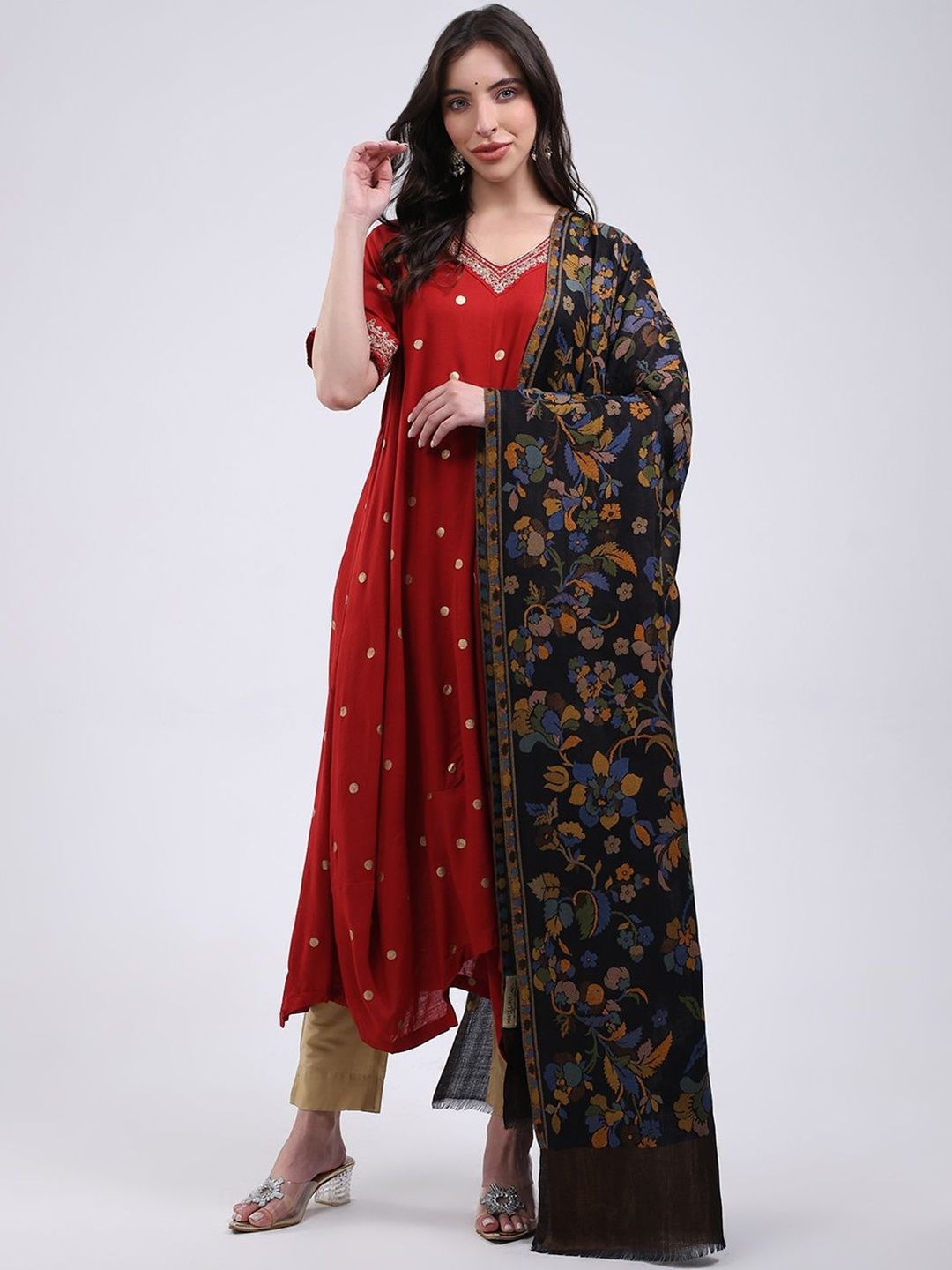 Monte Carlo Women Floral Printed Shawl-picture-12